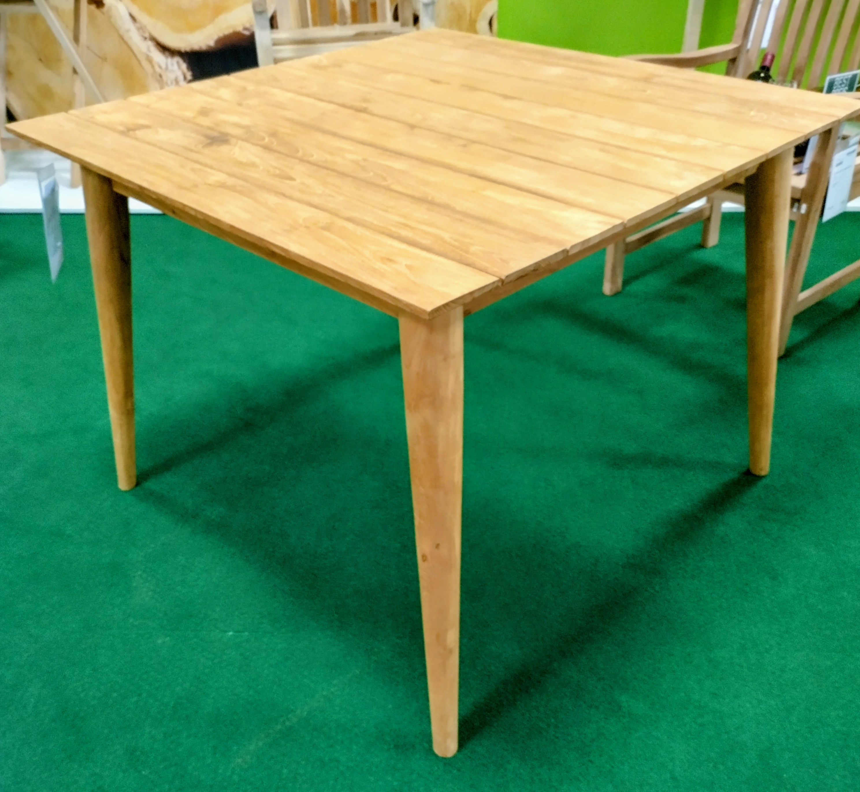 Design-Loft-Tisch; Gartentisch - Massivholz; WELLINGTON