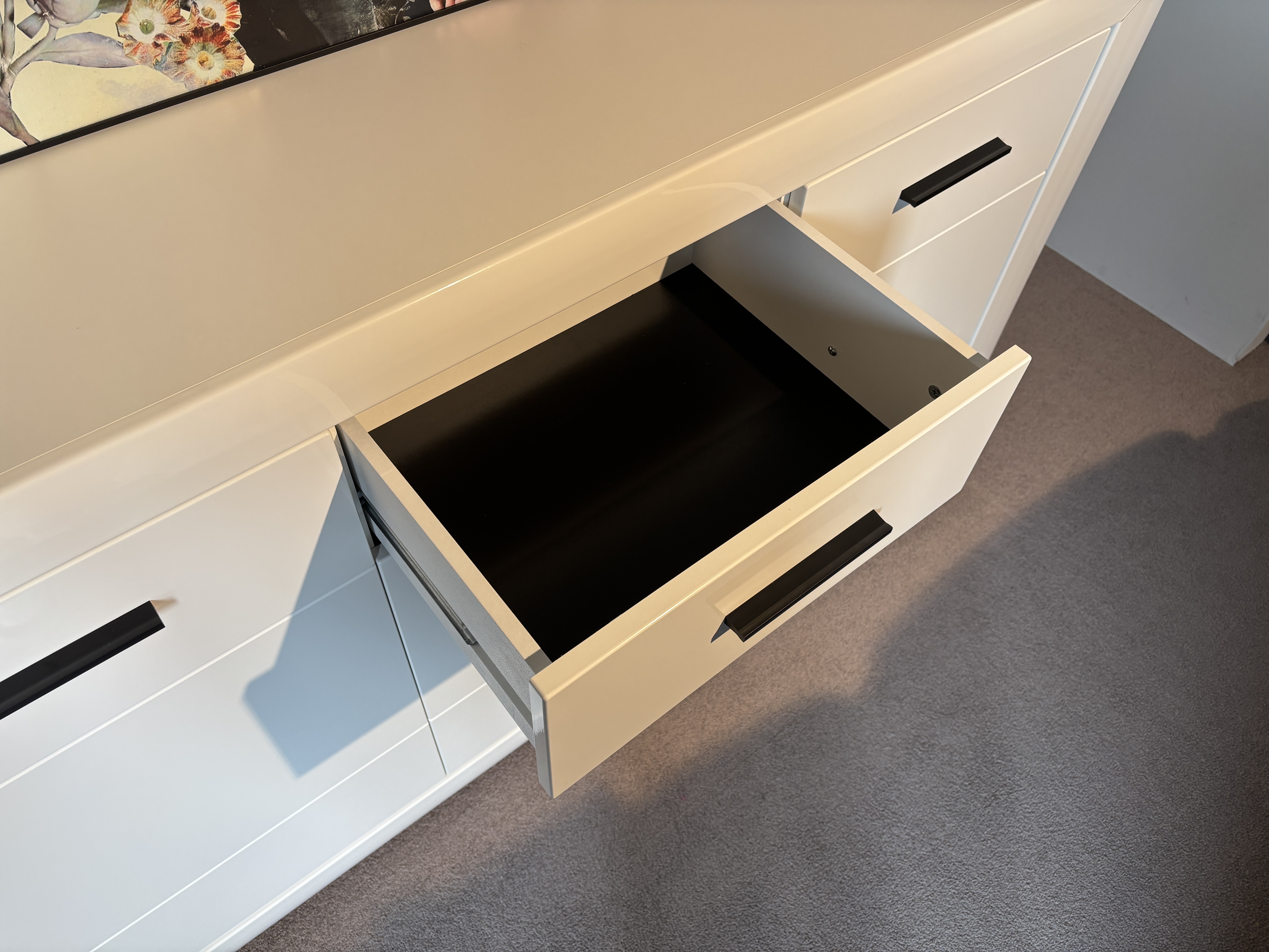 Kommode, Front MDF weiß hochglanz - MyTogo497