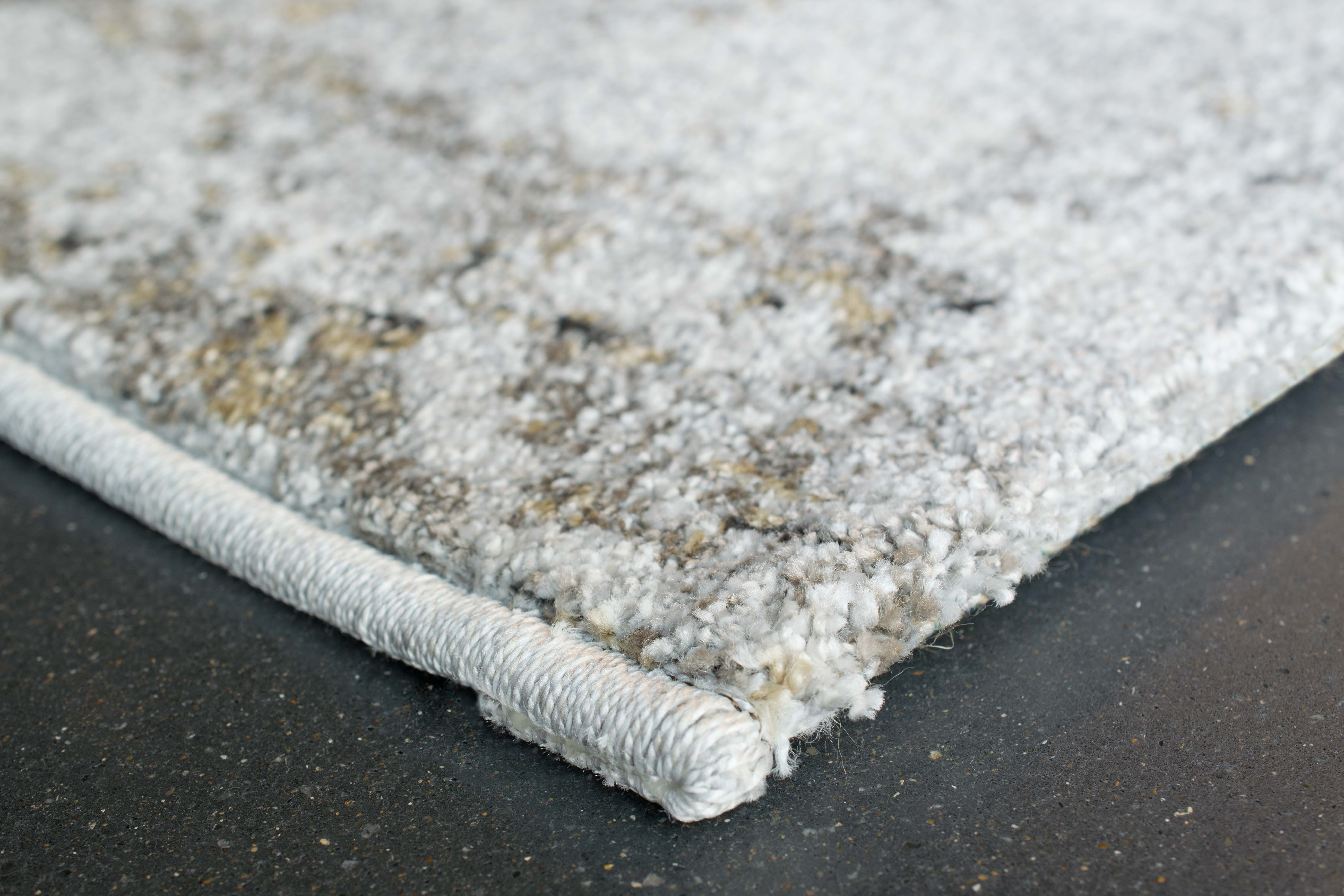 Webteppich, grau-silber-gold, 160x230 cm - Radison