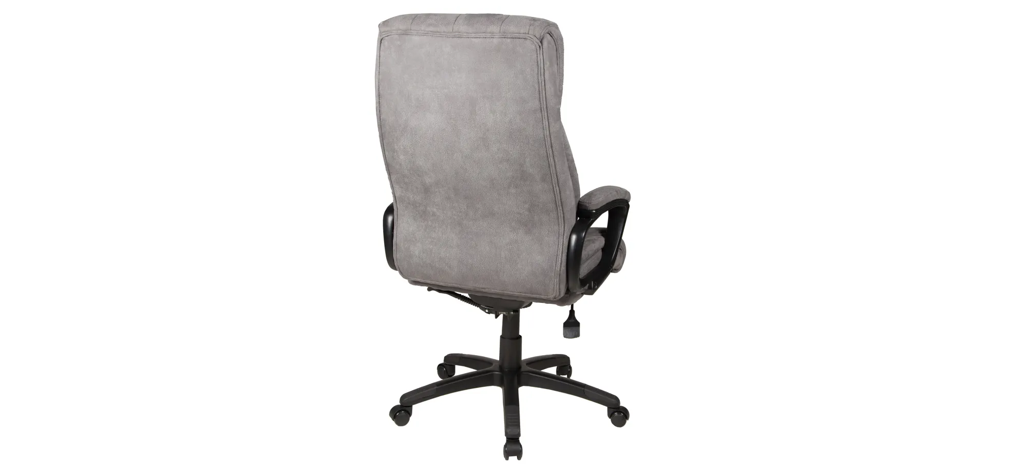 Drehstuhl mit Armlehnen, grau - Denir