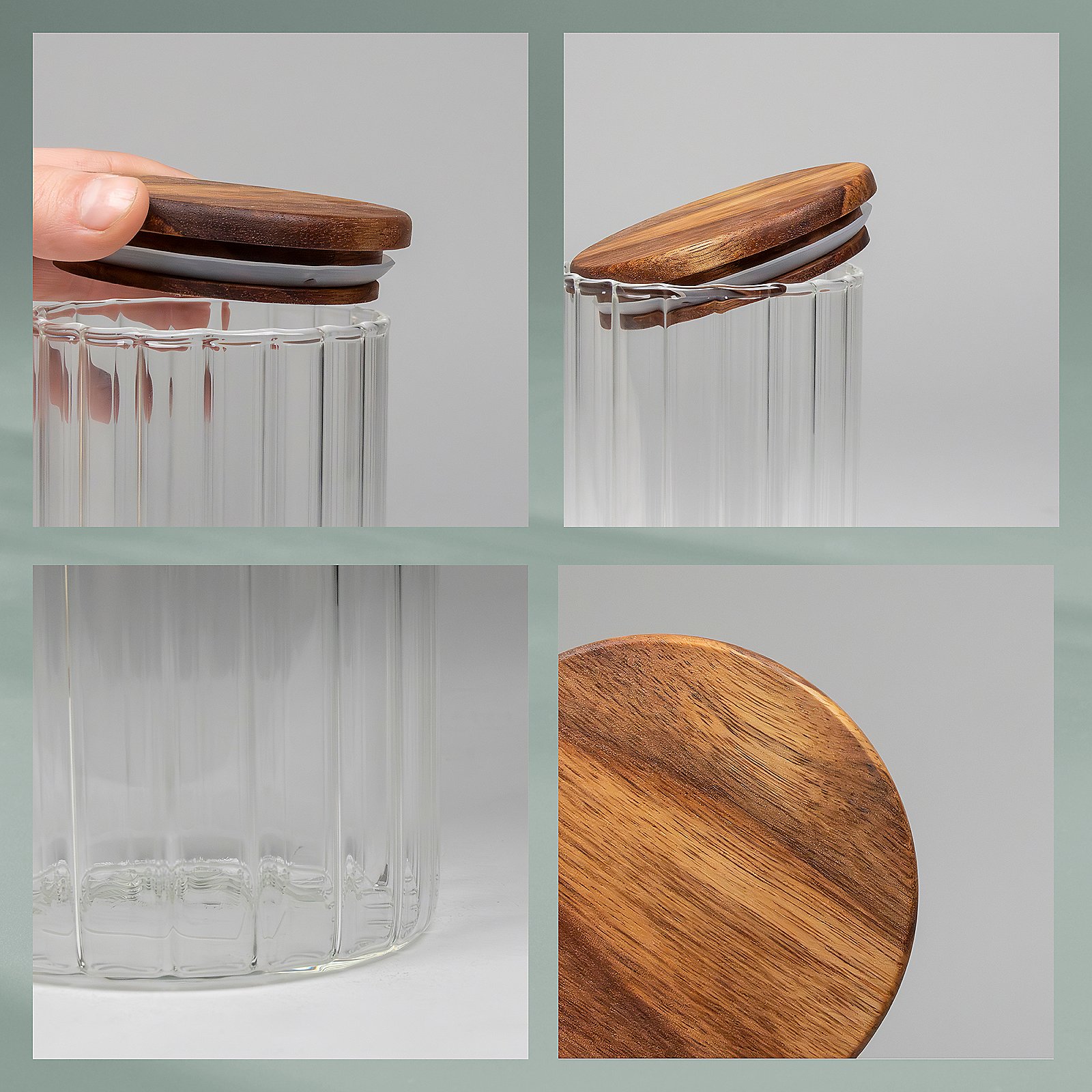Vorratsdose Dorothea 18x9 cm - Glas transparent