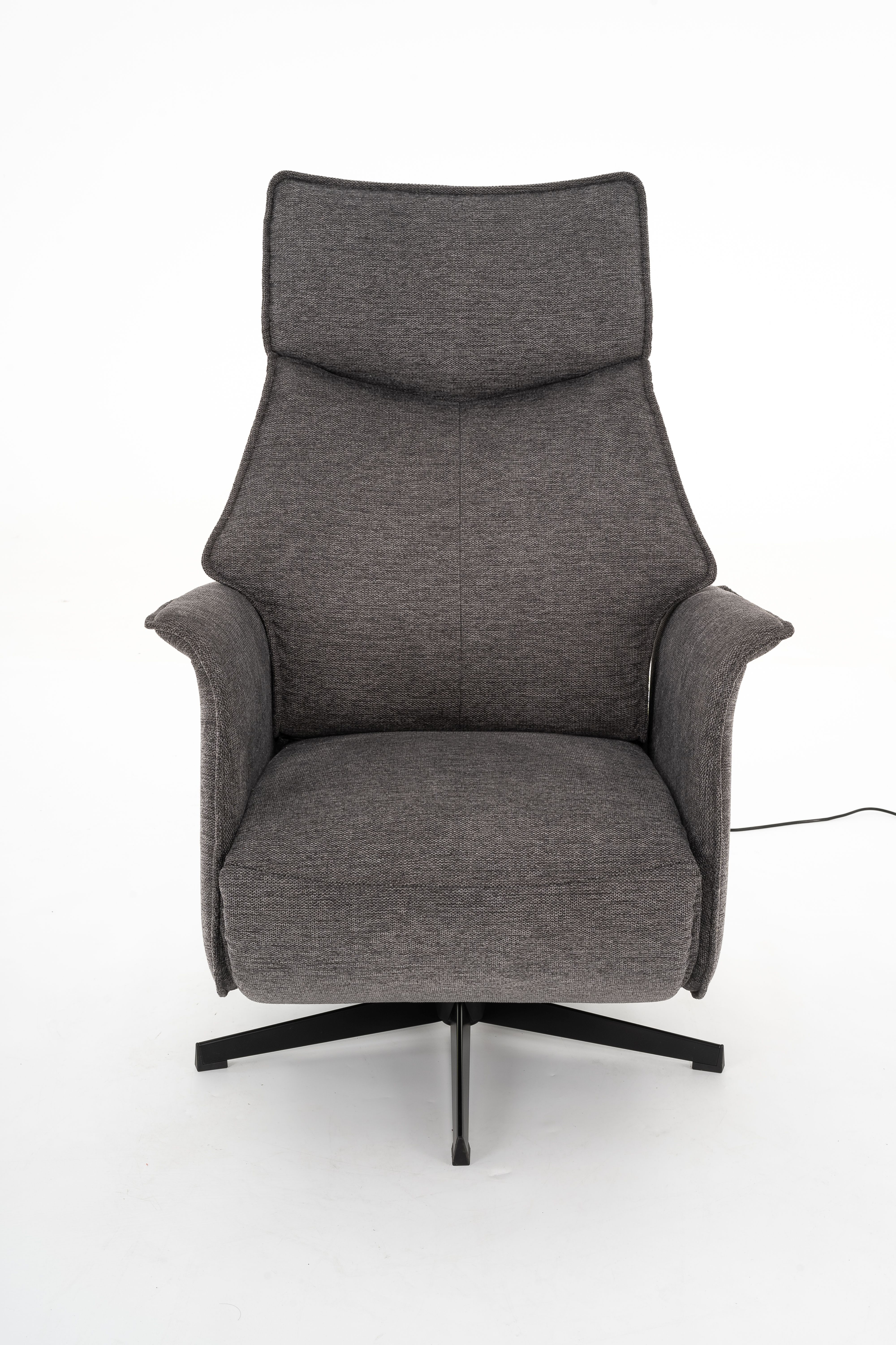 Relaxsessel, Stoff anthrazit - KS26 Fabrizia