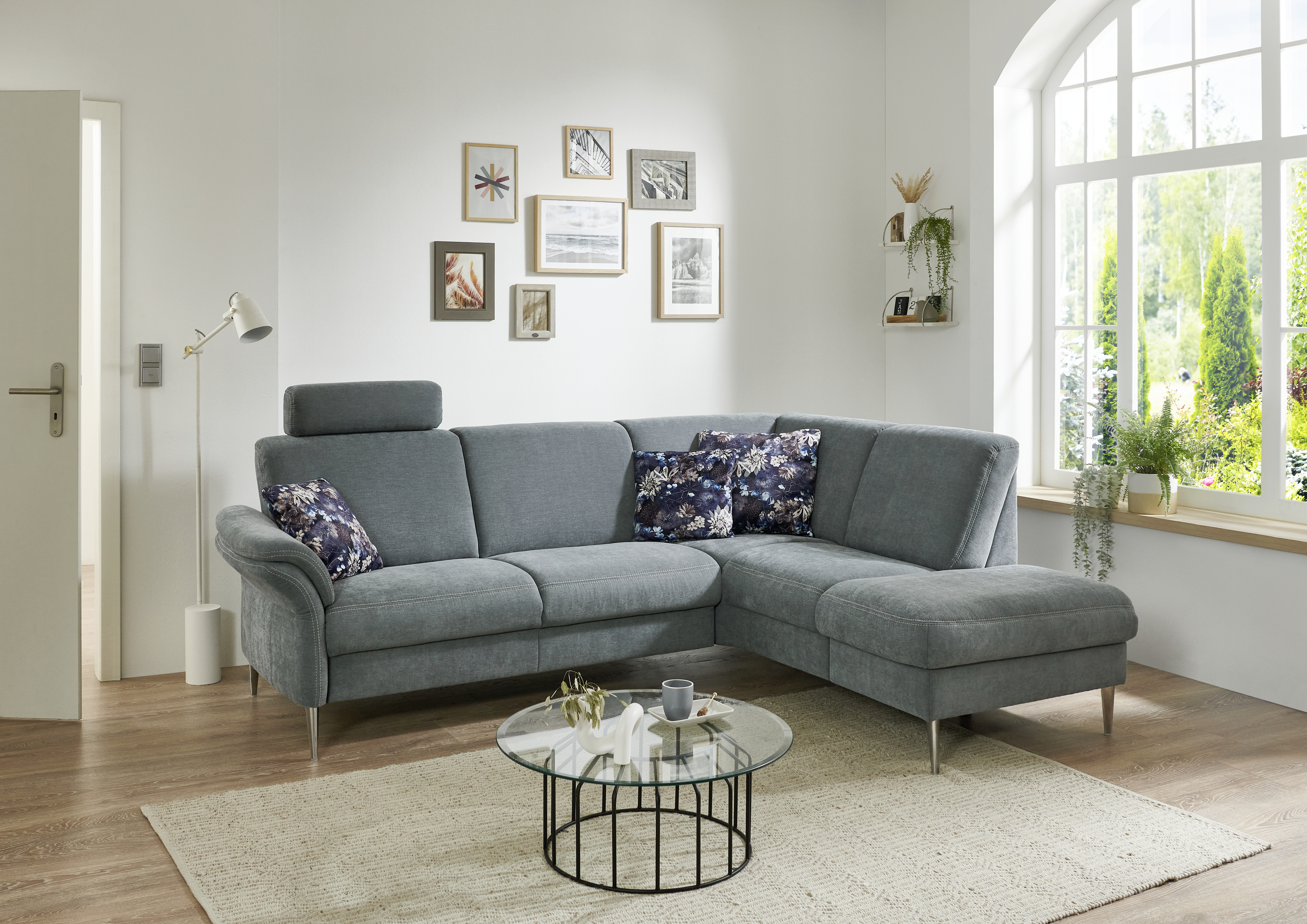 Ecksofa, Cody Denim, mit Vorziehbank - MyStyle 2133