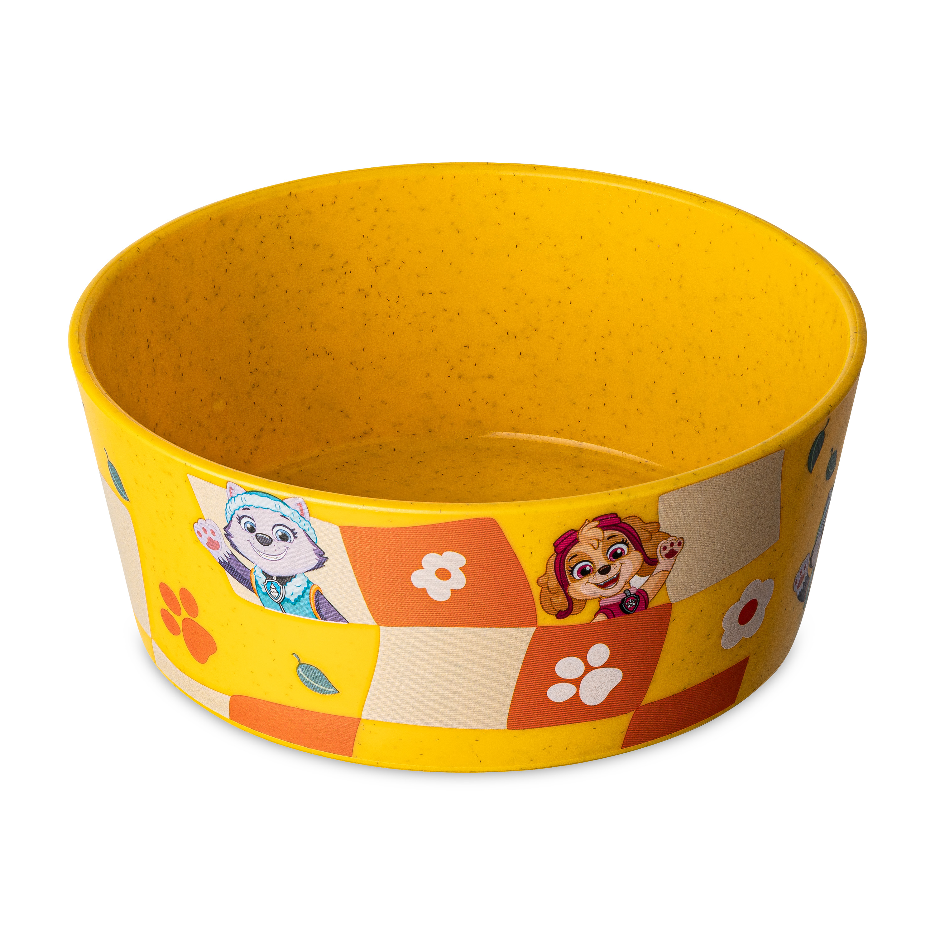 Schale 400ml, organic yellow paw patrol - formschön, stapelbar, 100% CO2-neutral