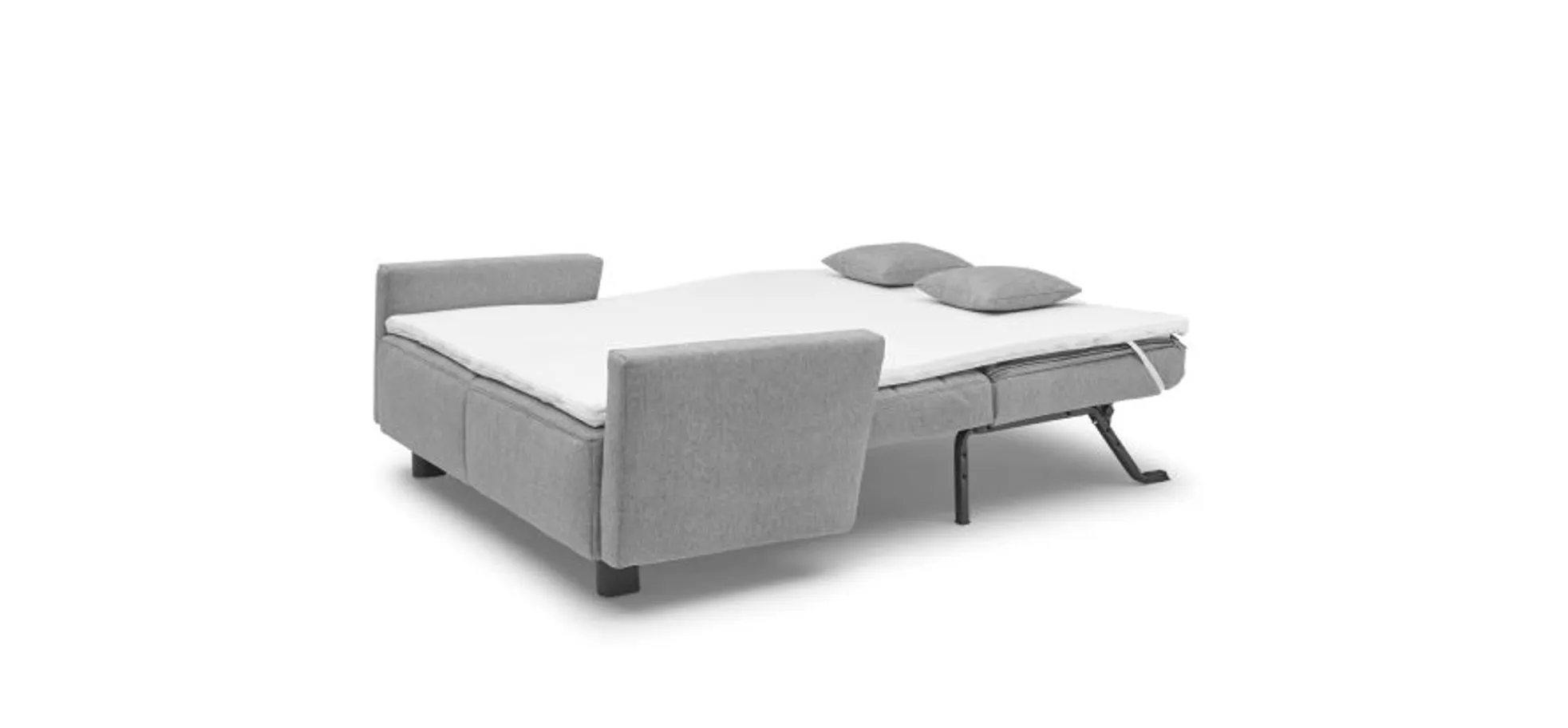 Funktionssofa EASY Optik D - 2-Sitzer, 140 cm inkl. Schlaffunktion, Stoff, Grün