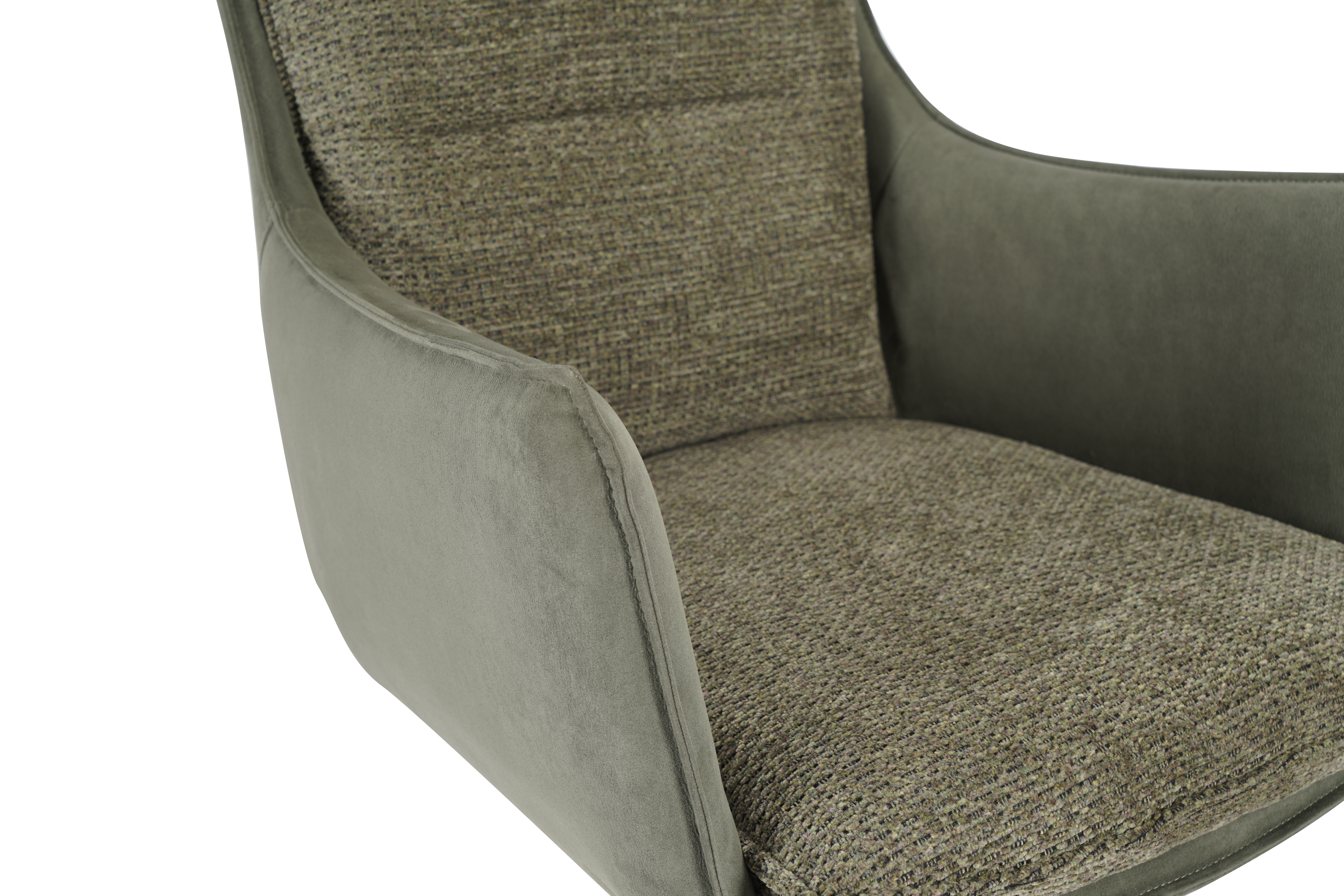 Armlehnstuhl, Bezug Winter moss/Retrobliss - Mandy