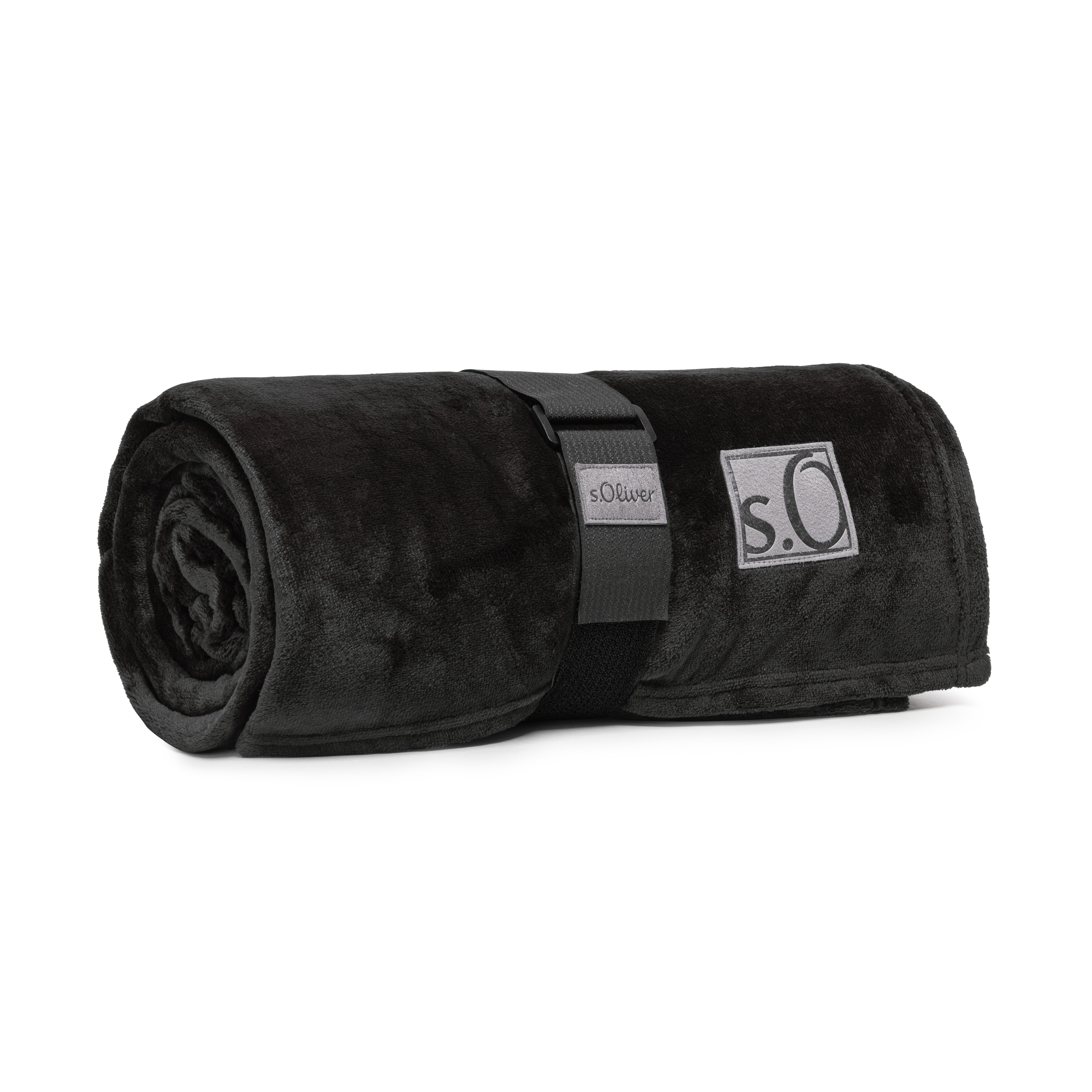 Kuschelsoftdecke S.Oliver - 150x200 cm, schwarz