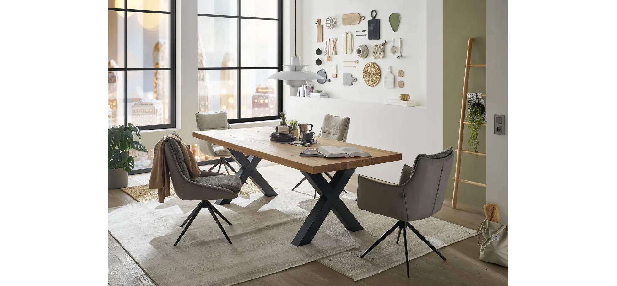 Stuhl, drehbar 360° autoreturn - Mandy