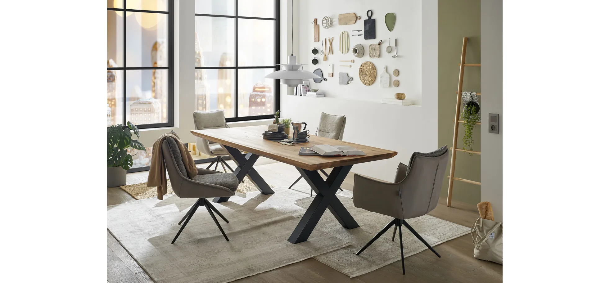 Stuhl, drehbar 360° autoreturn - Mandy