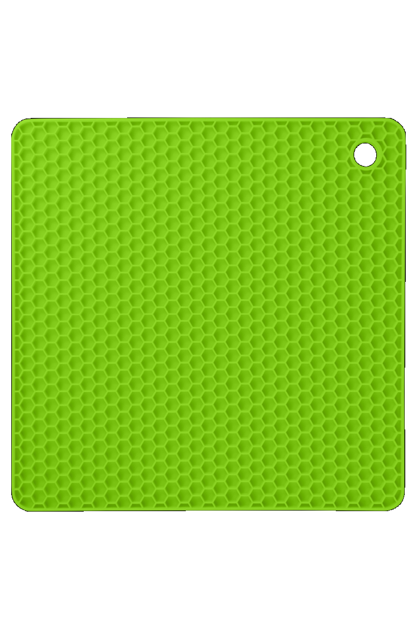 Waben-Untersetzer Quadratisch - limette