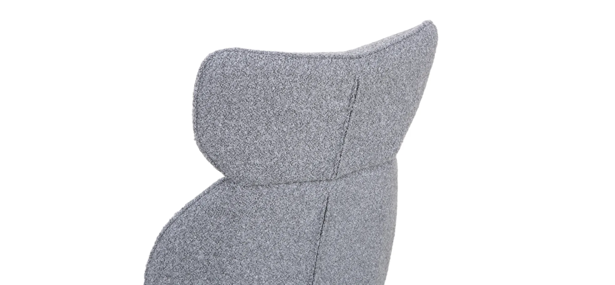 Vierfußstuhl, grau - Mirna