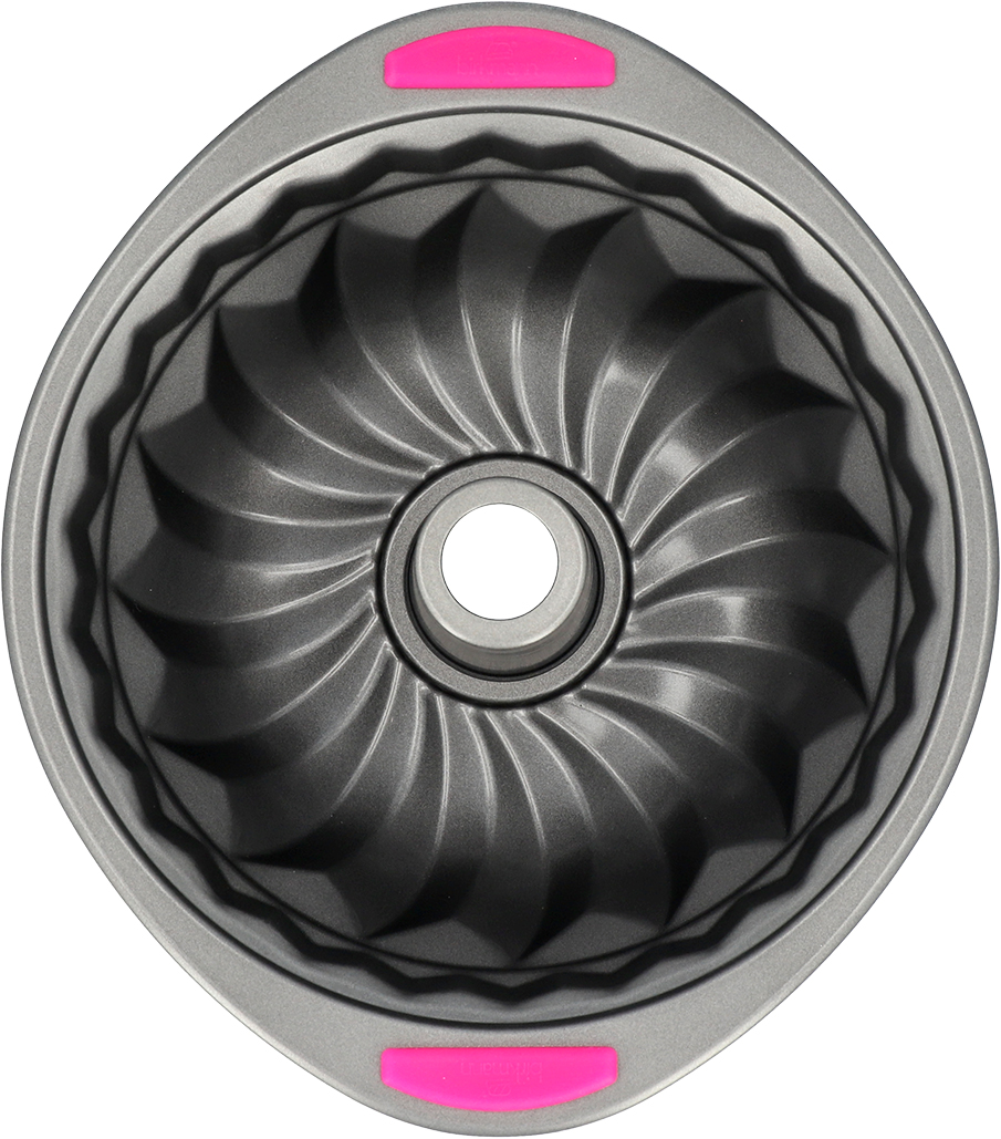 Gugelhupfform mit Griff Ø ca. 24cm, Höhe ca. 12cm  - mit Antihaftbeschichtung