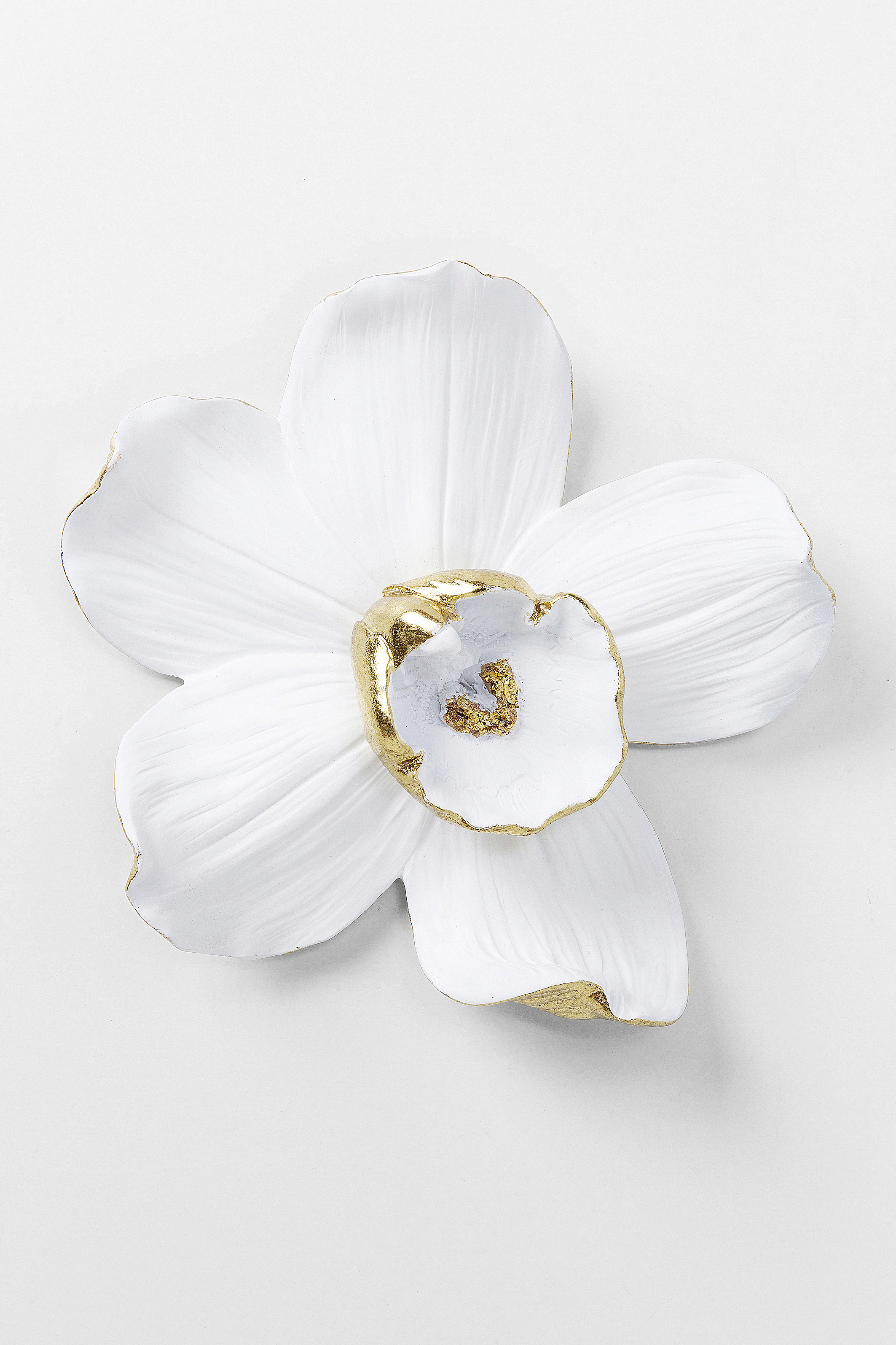 Wandschmuck Orchid weiß 25cm - Cracked