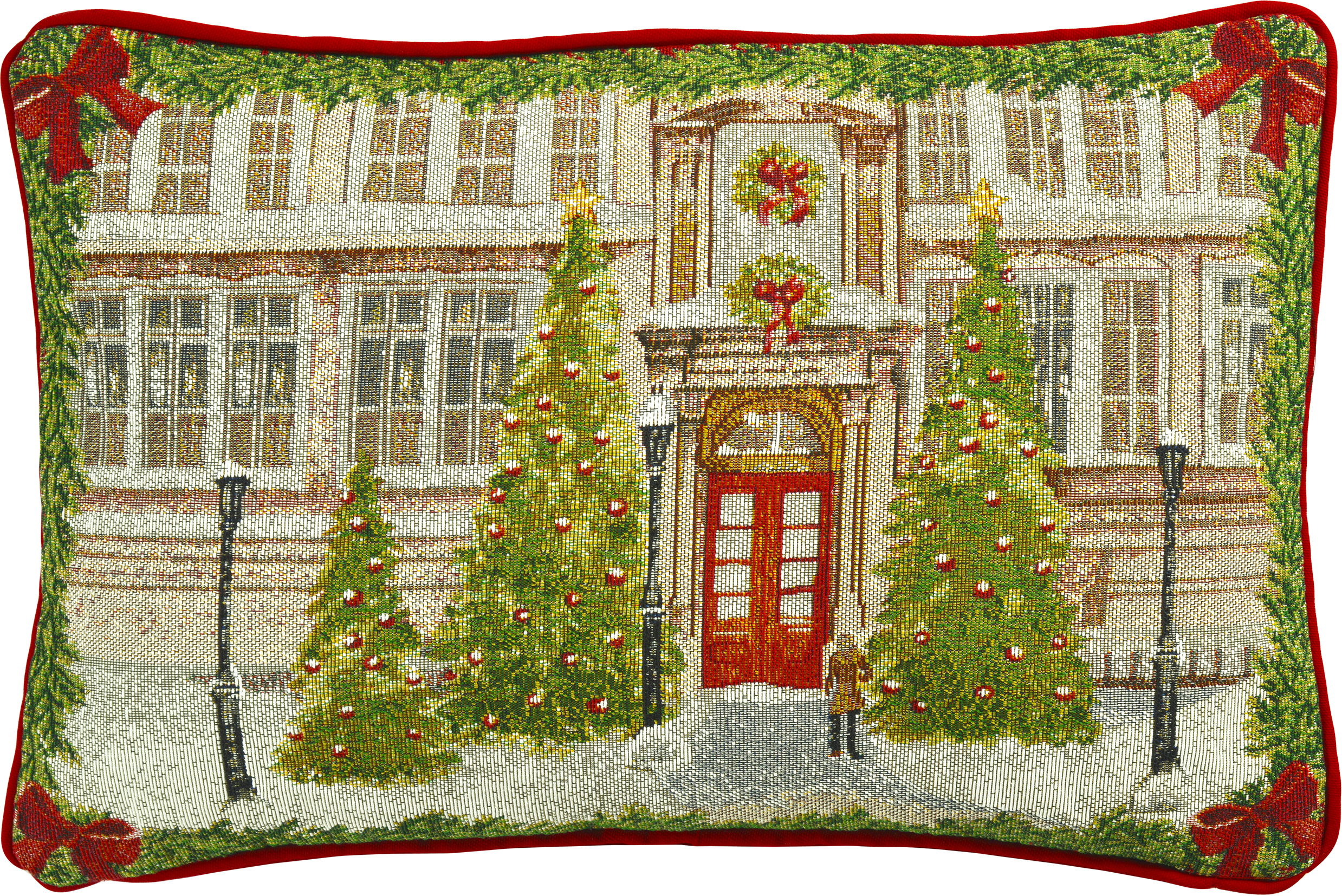 Kissen Welcome X-mas - 32x48cm, gefüllt