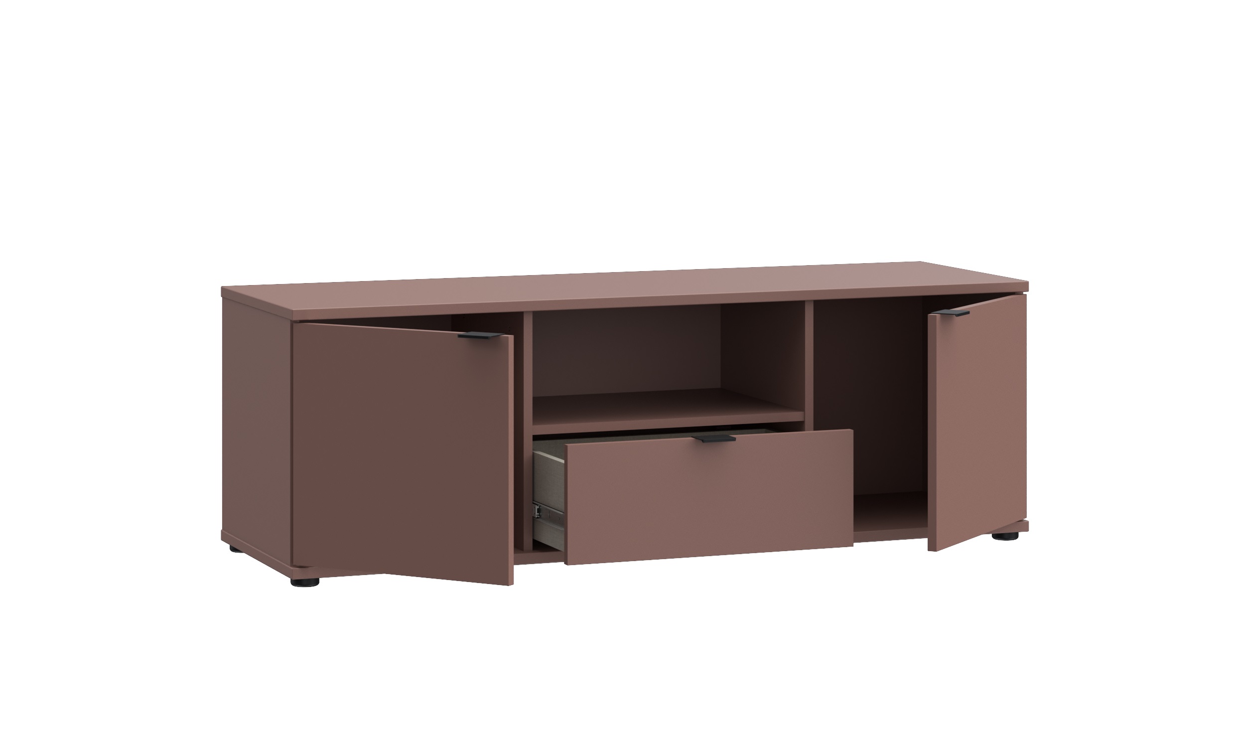 TV-Unterschrank, Terracotta - Finella
