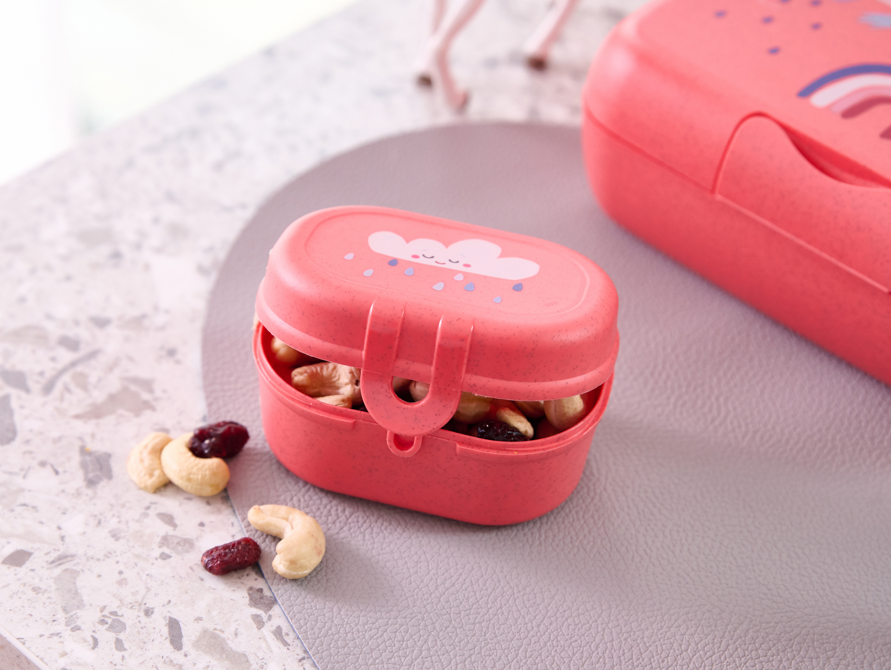 Snackbox, organic red dreams - mit Clipverschluss, praktisch, 100% CO2-neutral