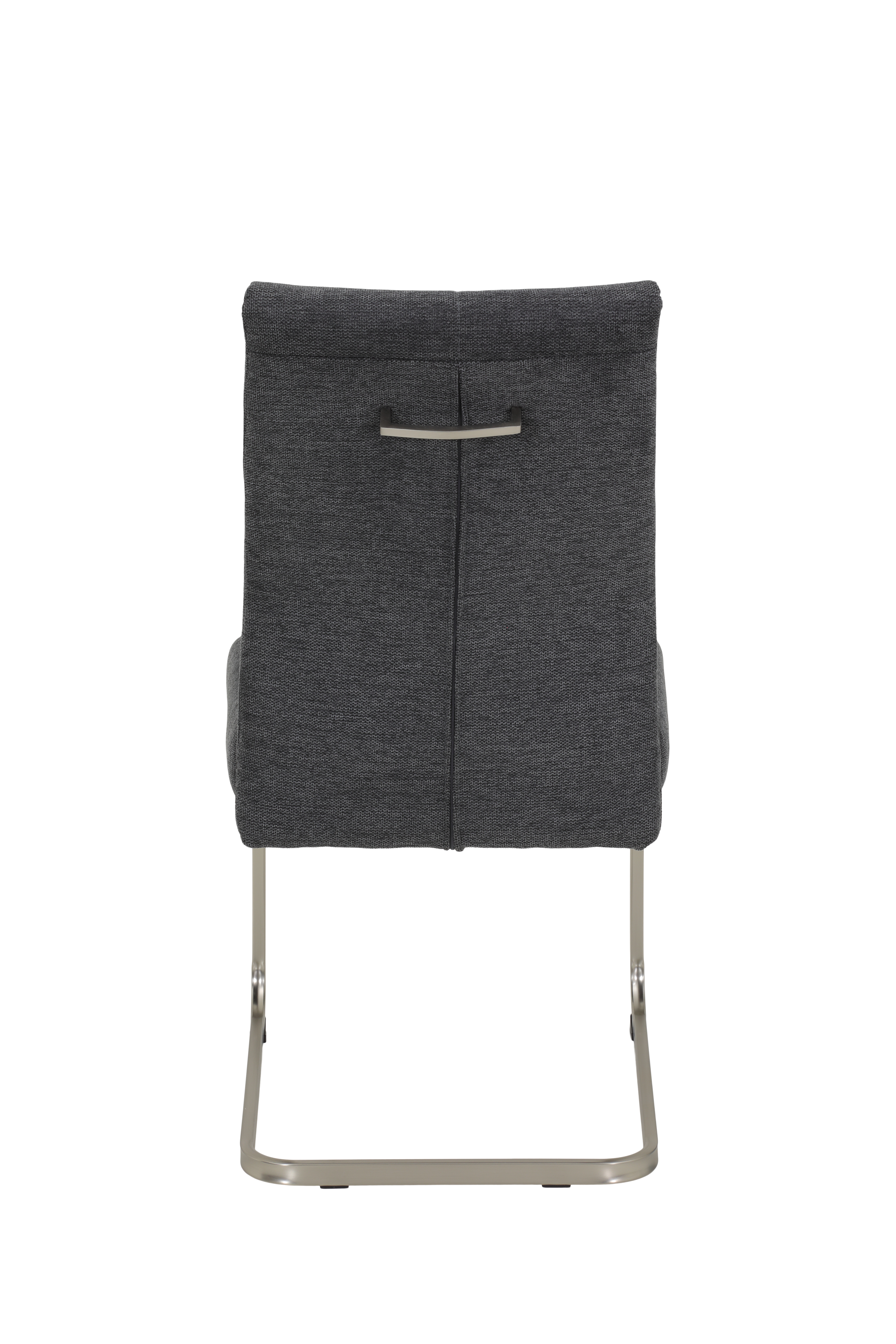 Schwingstuhl, Webstoff anthrazit - HEUSENSTAMM