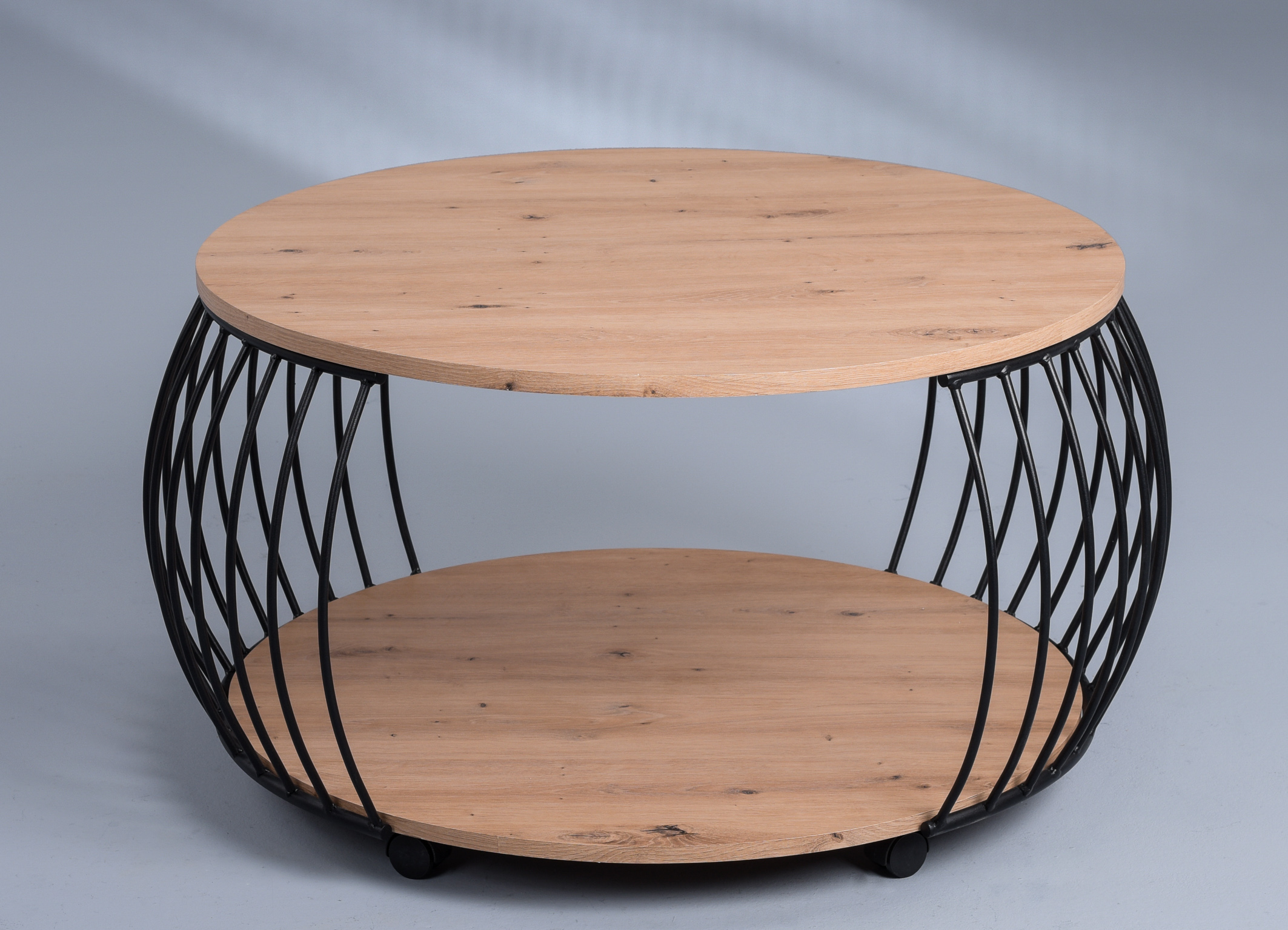 Couchtisch, Dekor Artisaneiche, Ø 60 cm - MYTREND 237
