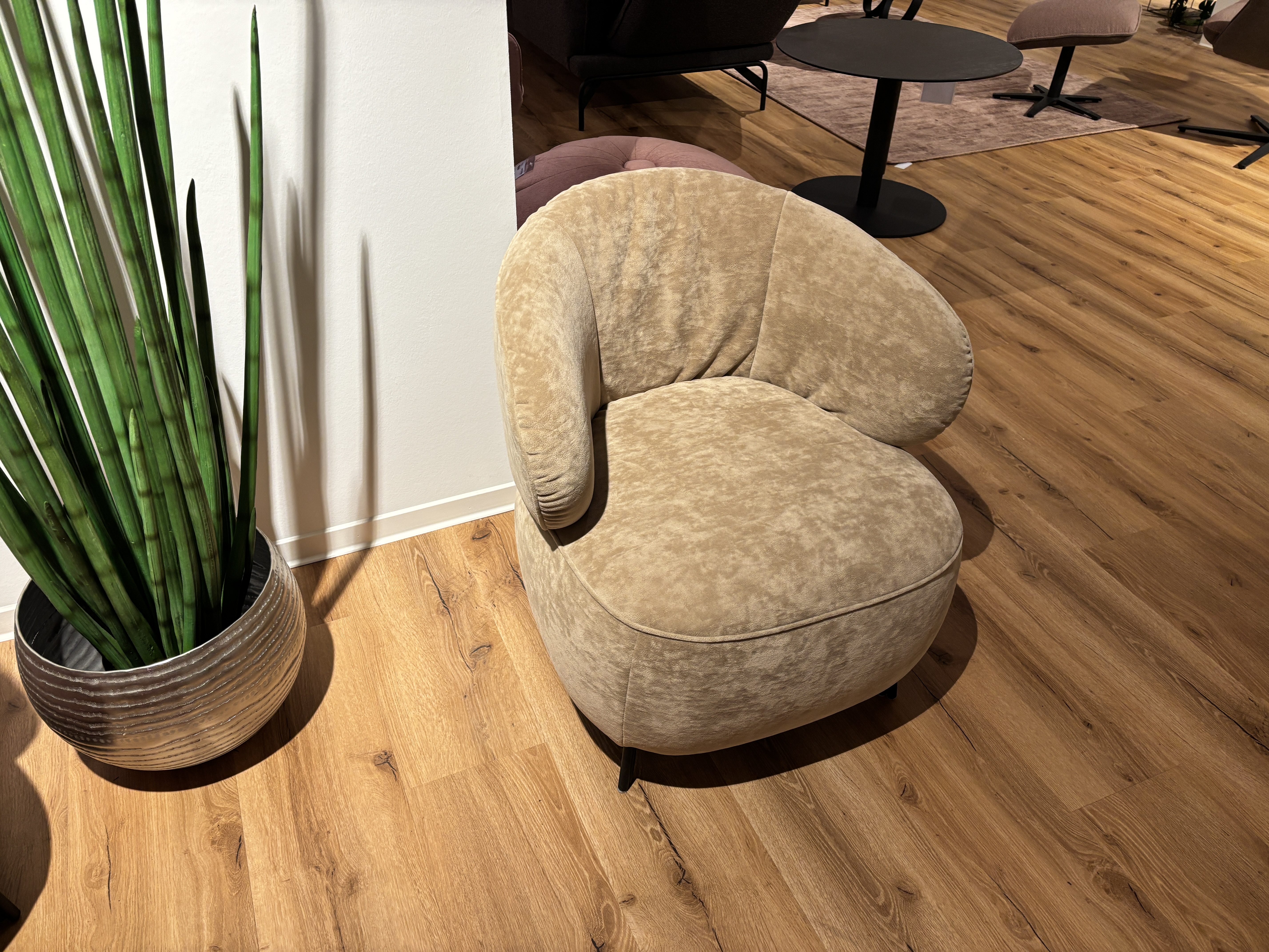 Einzelsessel, Bezug Nuvano soft creme - Mykon 785