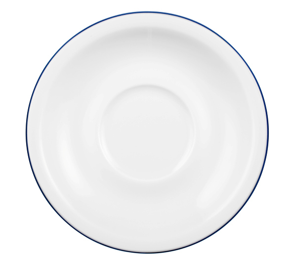 Kaffeeuntertasse, - Compact Blaurand 10795