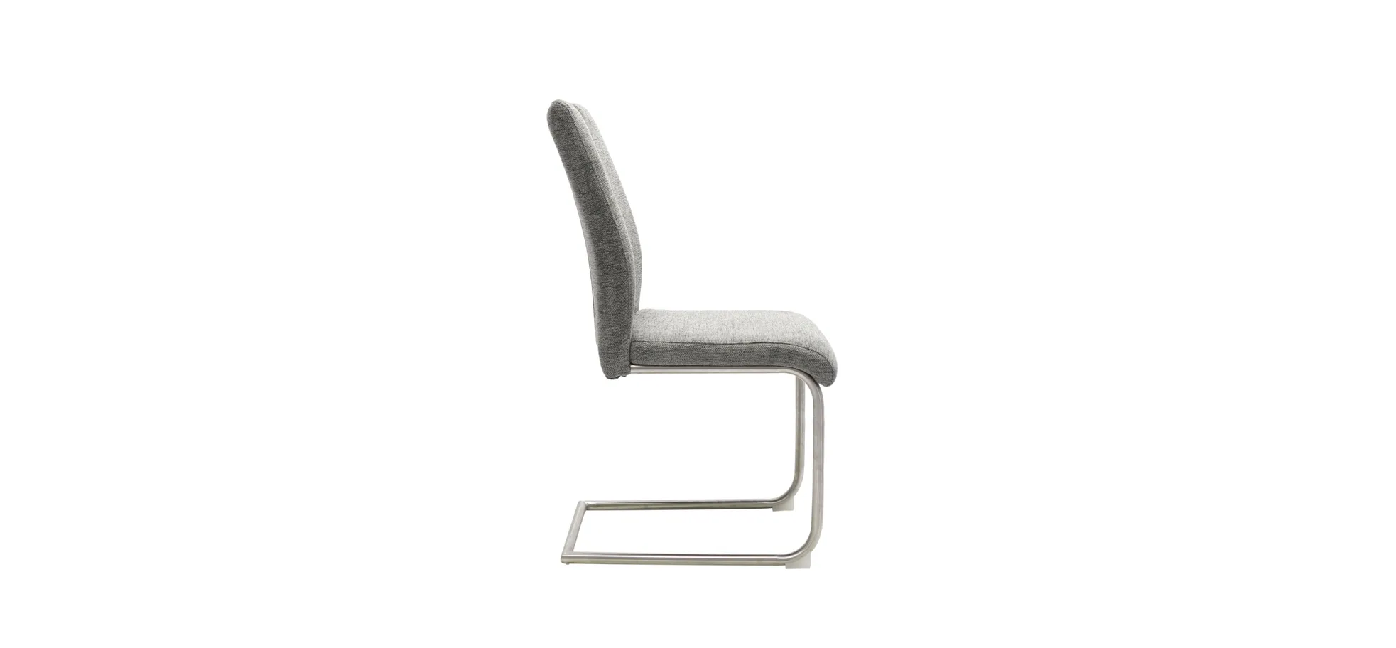 Schwingstuhl, Stoff grau, mit Griff - MERVE