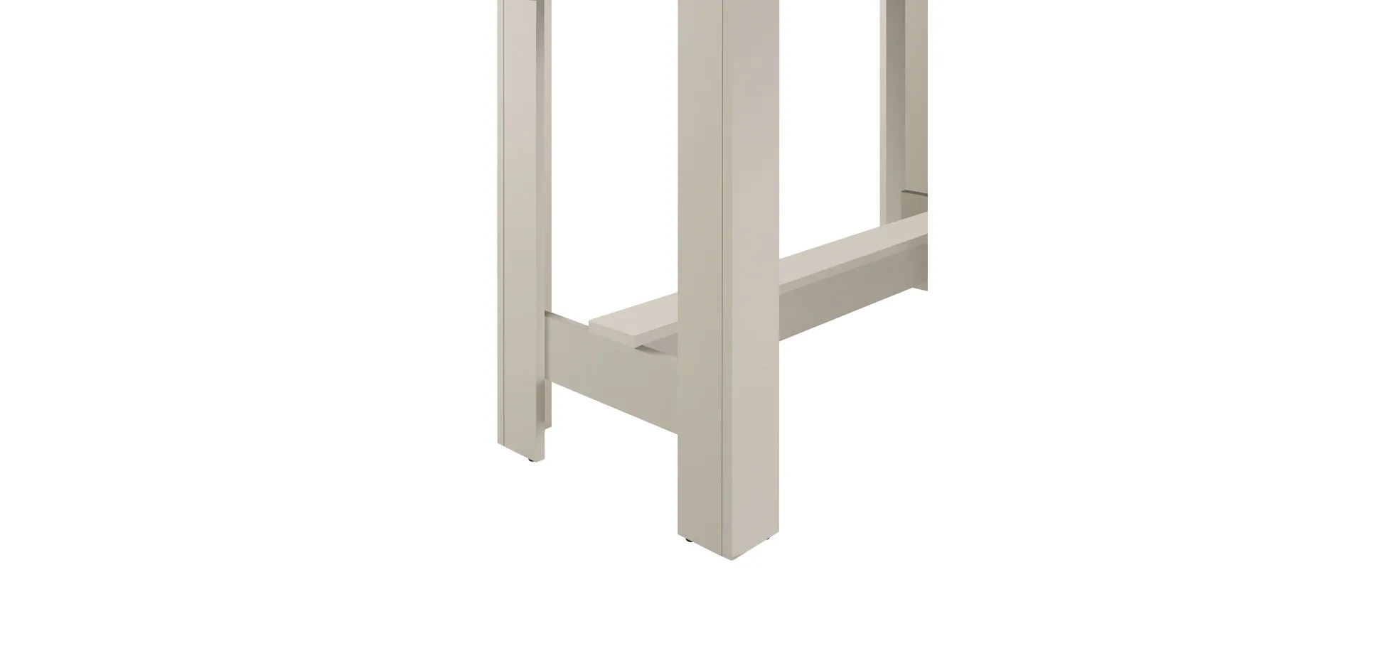 Bartisch - LB ca. 115x50 cm, Evoke Eiche Nachbildung, Kaschmir