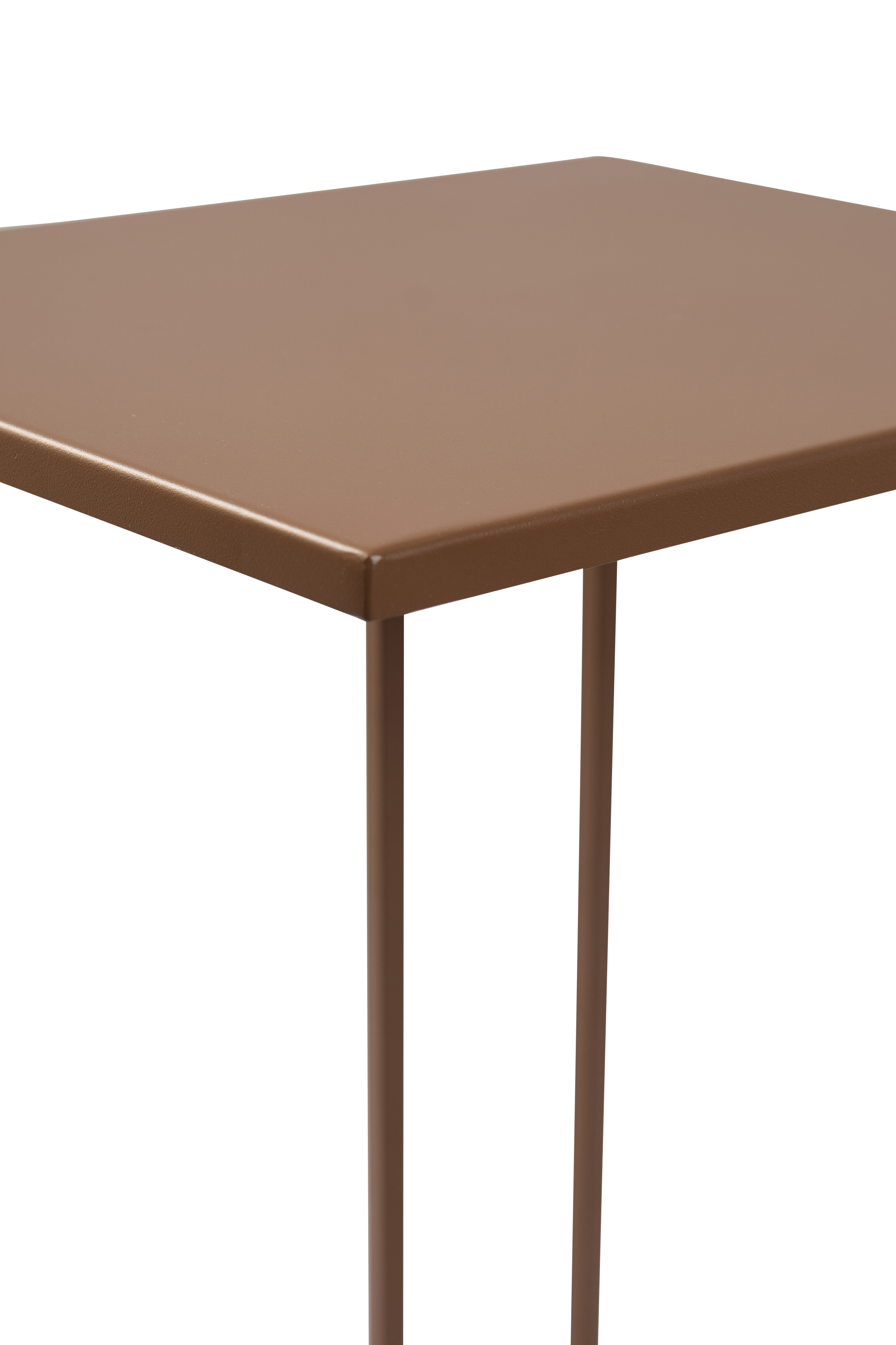 Beistelltisch, Metall mocca - Meline