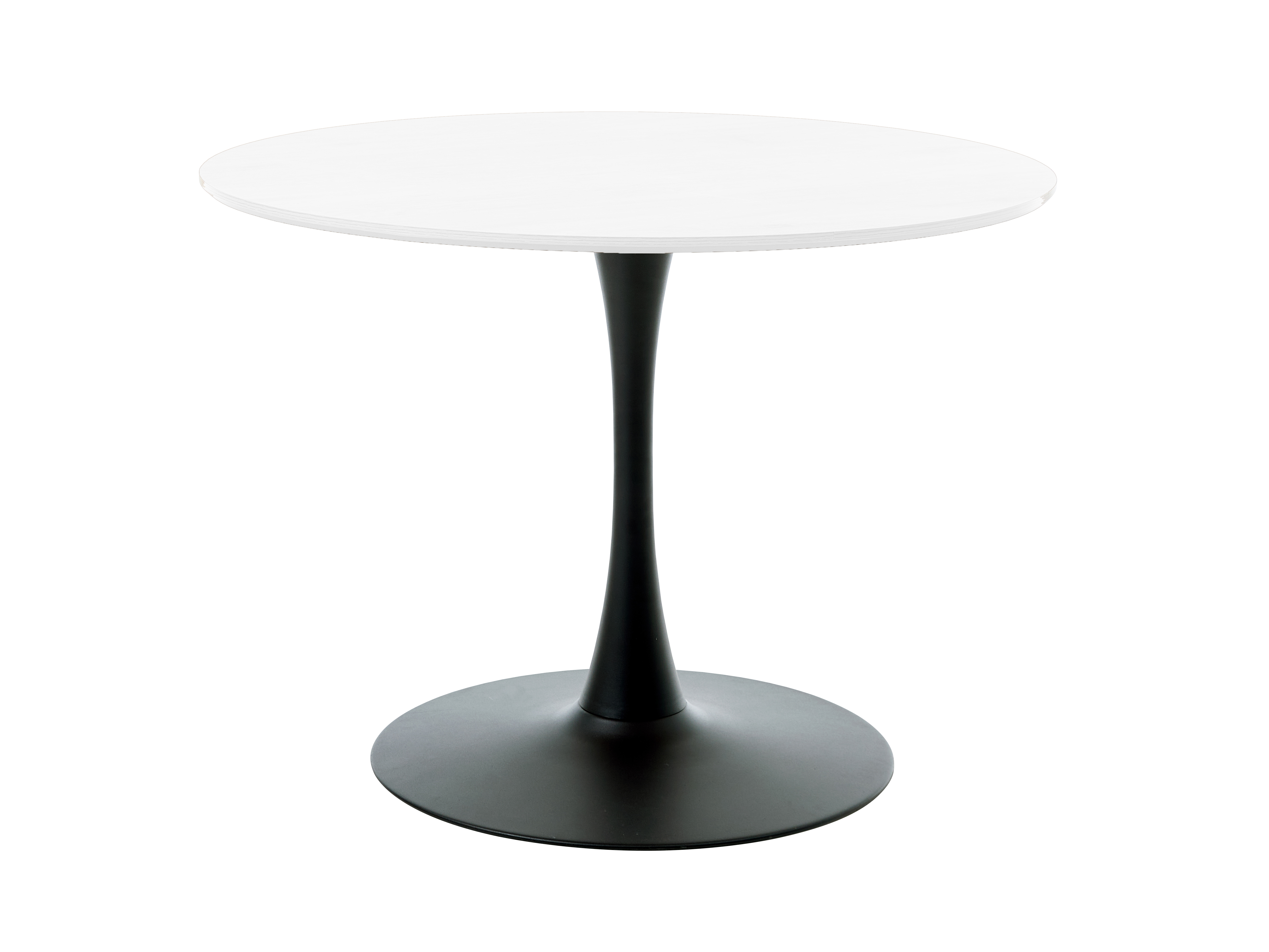 Esstisch, rund, 100 cm, Weiß - Unnea