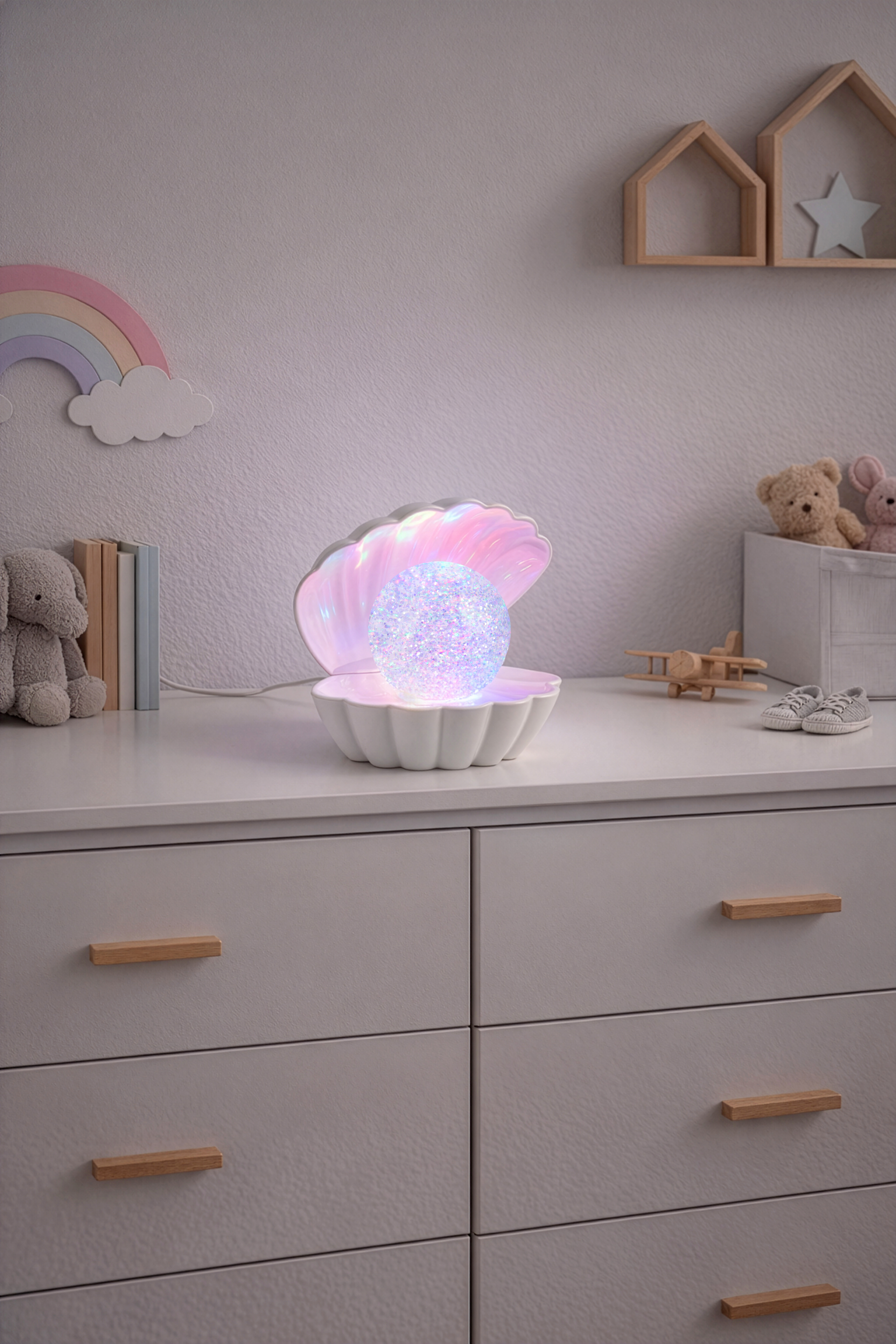 Tischleuchte SHELLY - LED, weiß, USB