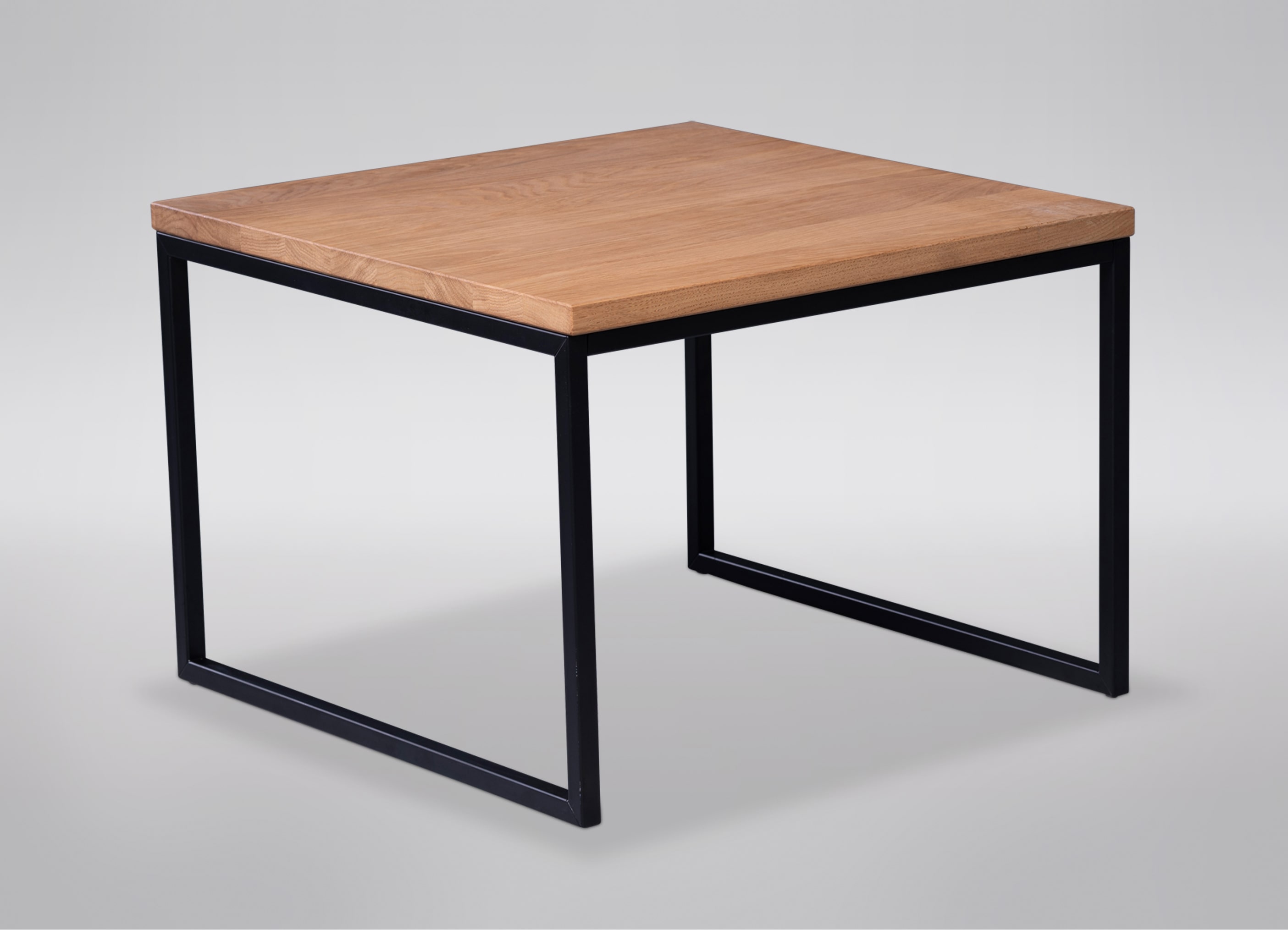 Couchtisch, Wildeiche, BHT 60x43x60 cm - Mirja