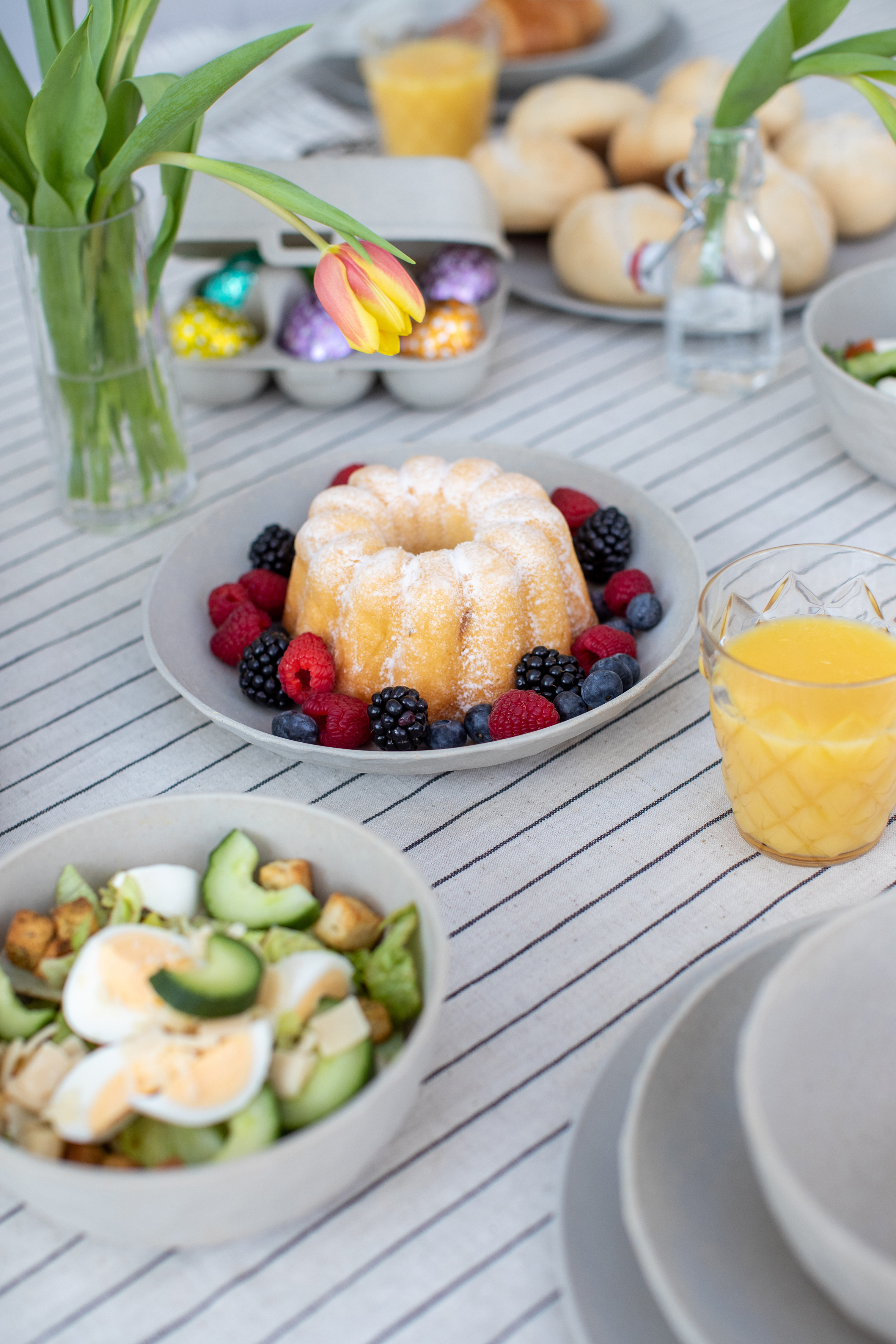 Tiefer Teller 22 cm,  nature desert sand - 4-er Set, stapelbar, 100% CO2-neutral