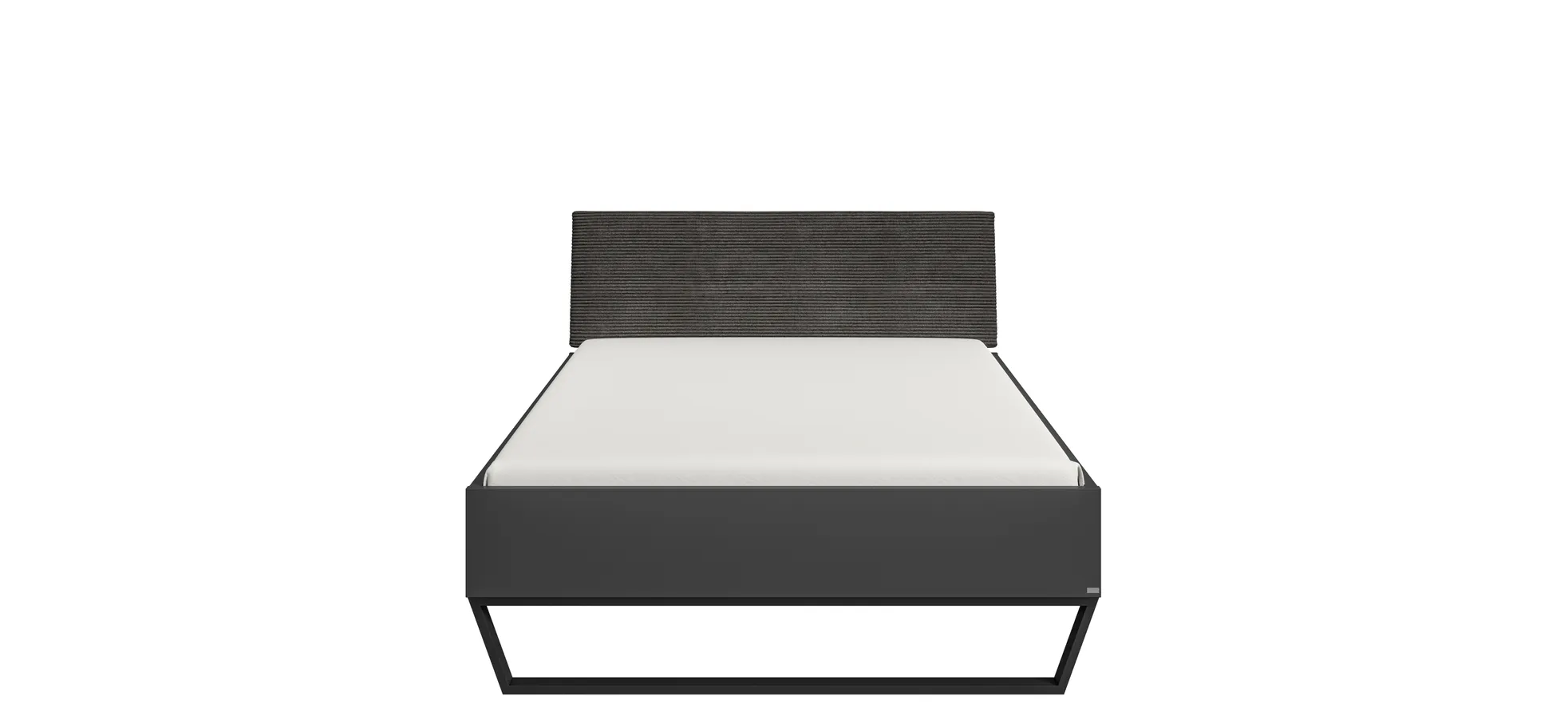 Liegenbett - Liegefläche ca. 140 x 200 cm, Graphit