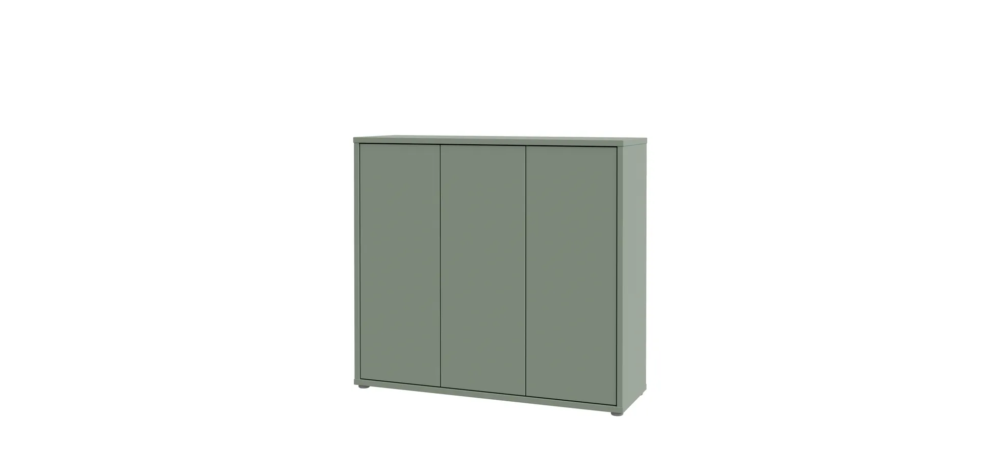 Schuhschrank, Salbei, 3 Türen - Faid