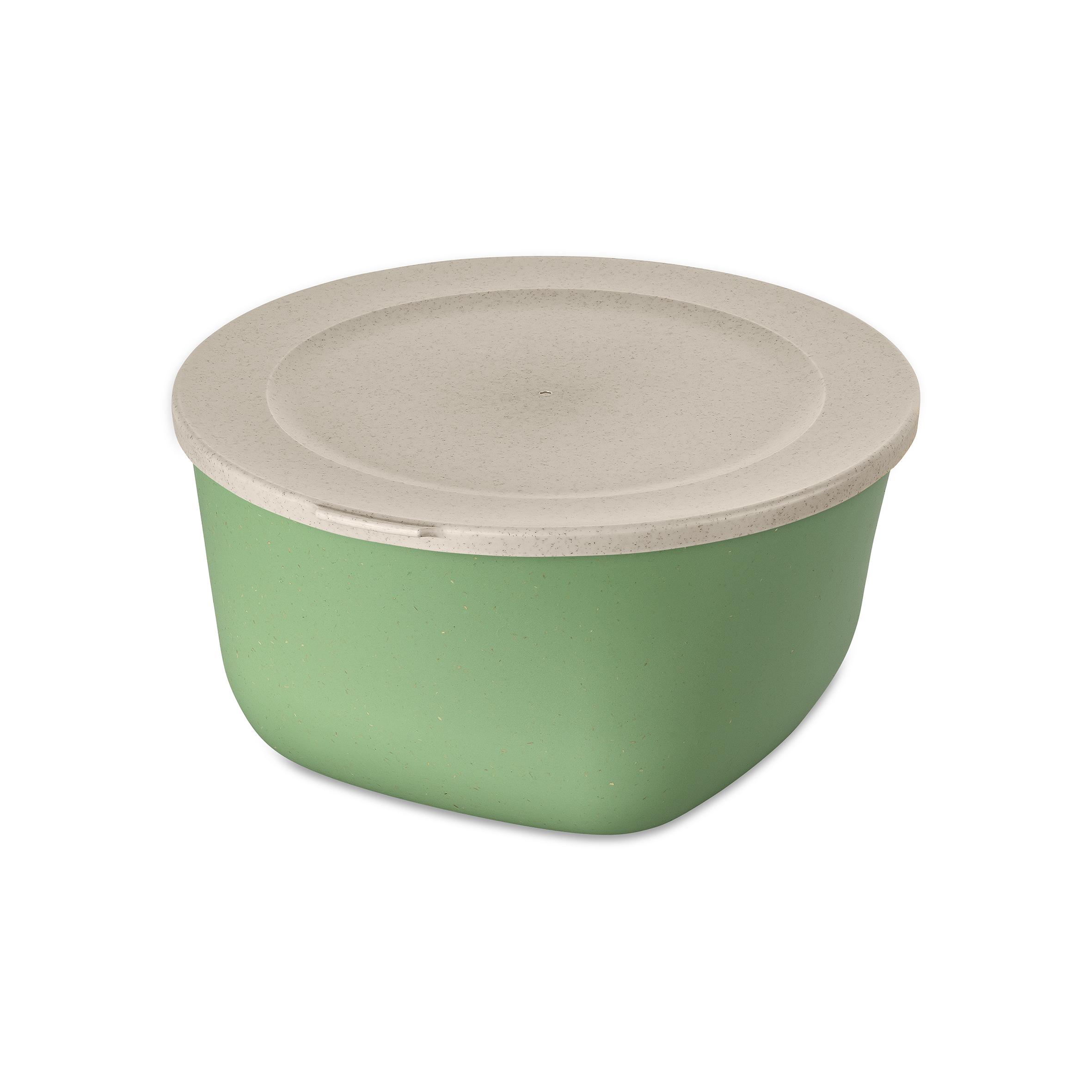 Box mit Deckel 4l, nature leaf green - luftdicht, stapelbar, 100% CO2-neutral