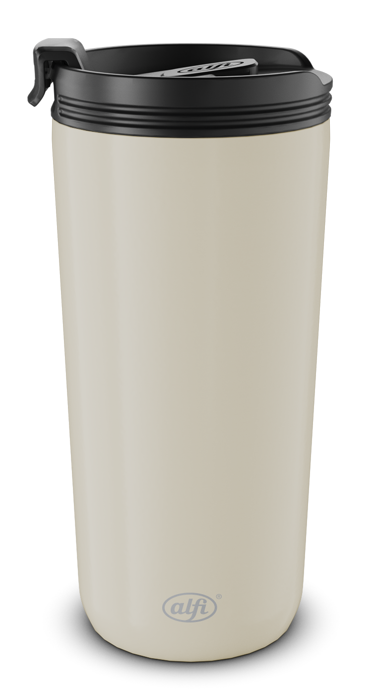 Isolier-Trinkbecher, ca. 0,4l, beige - ISO Coffee Mug