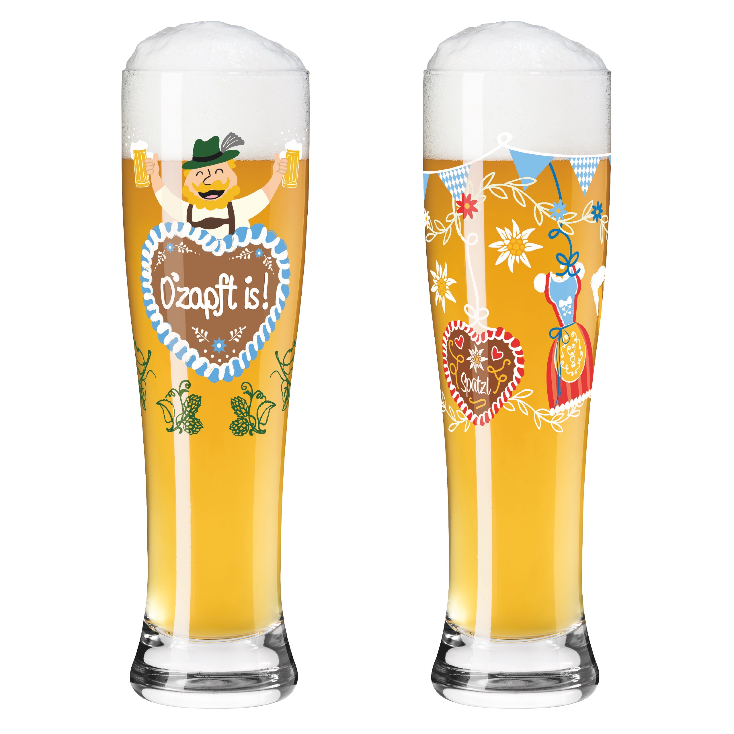 Ritzenhoff Bierglas Brauchzeit Weizen - O'zapft is