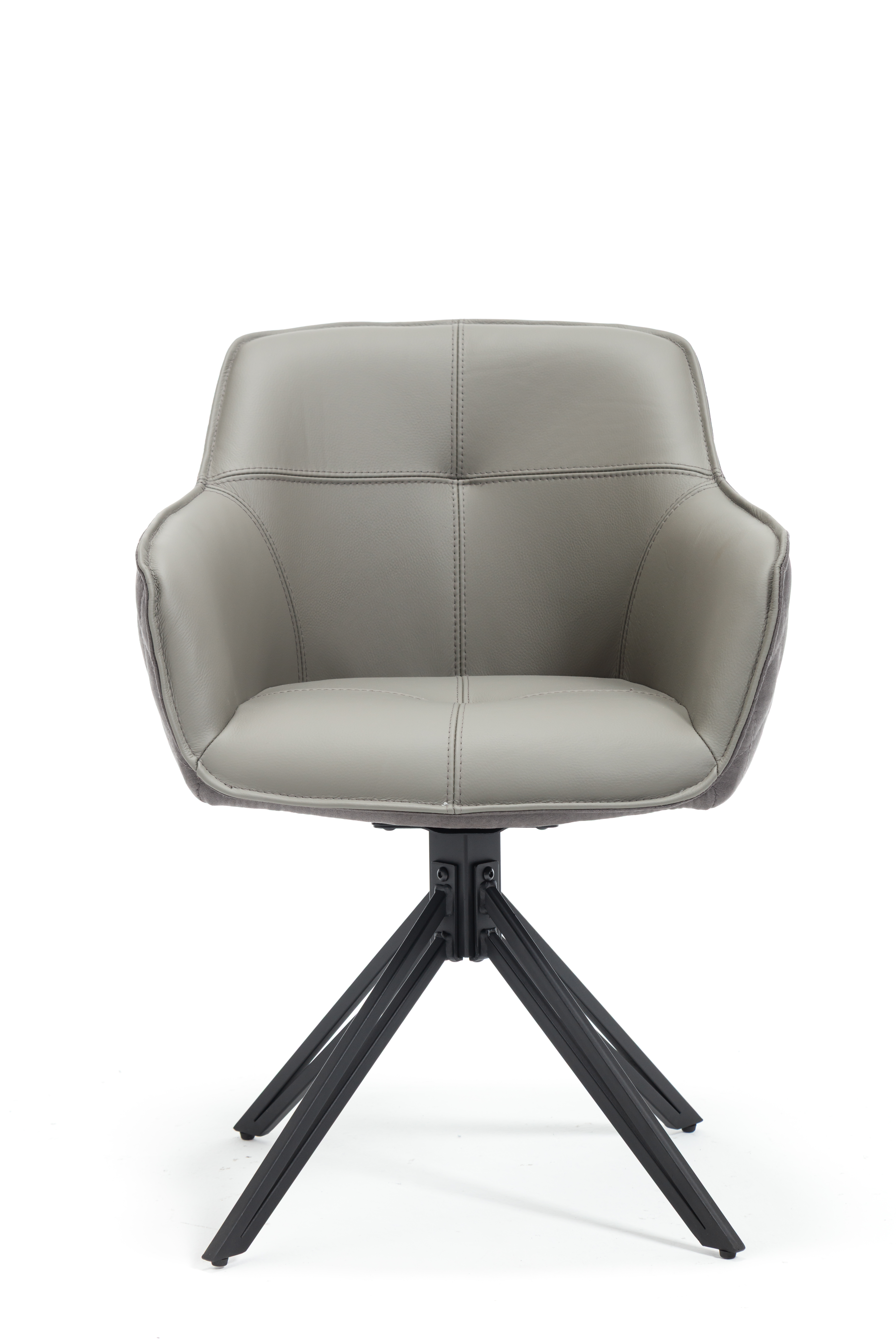 Armlehnstuhl, grau/schwarz - MyStyle 4022