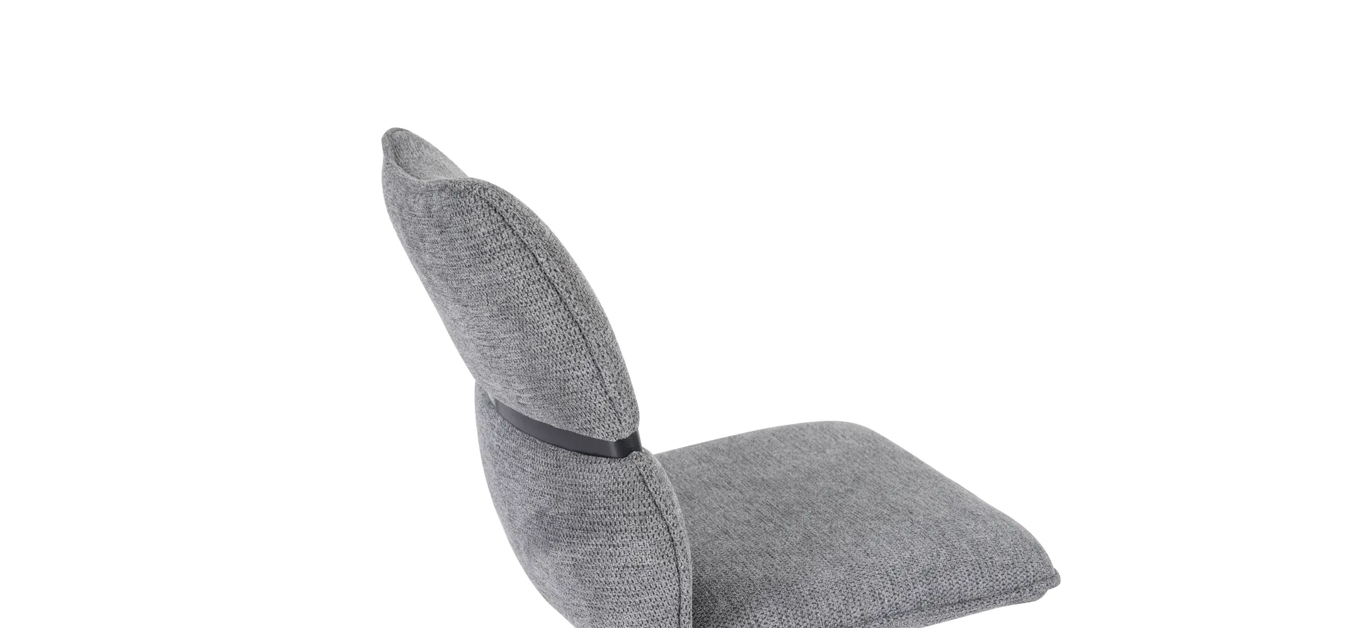 Stuhl, Bezug grau, drehbar 360° autoreturn - Marja