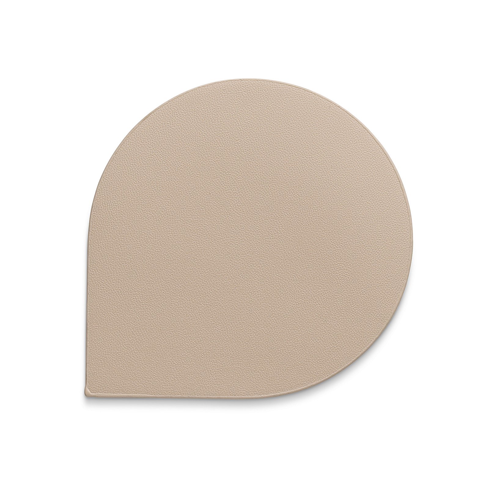 Untersetzer Edel 10x0,17x10 cm - PU-Leder beige