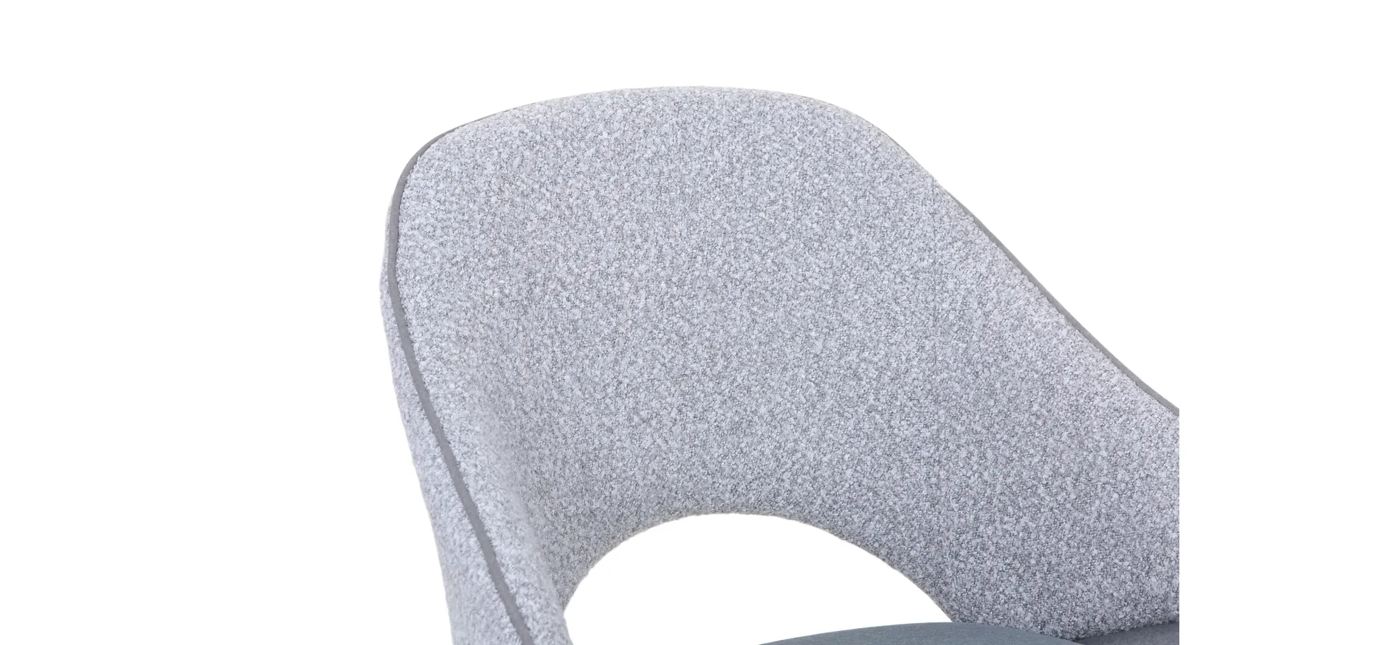 Vierfußstuhl, grau - Meriem