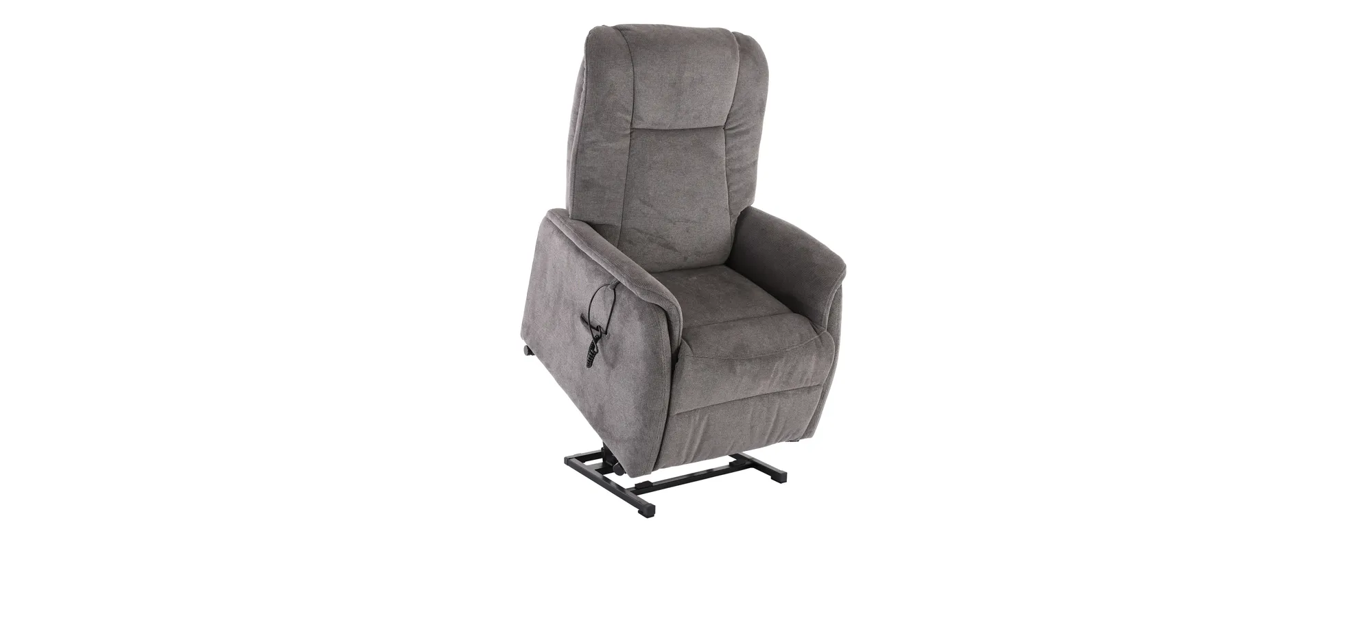 Fernsehsessel, Stoff grau, 1-motorisch - Mando