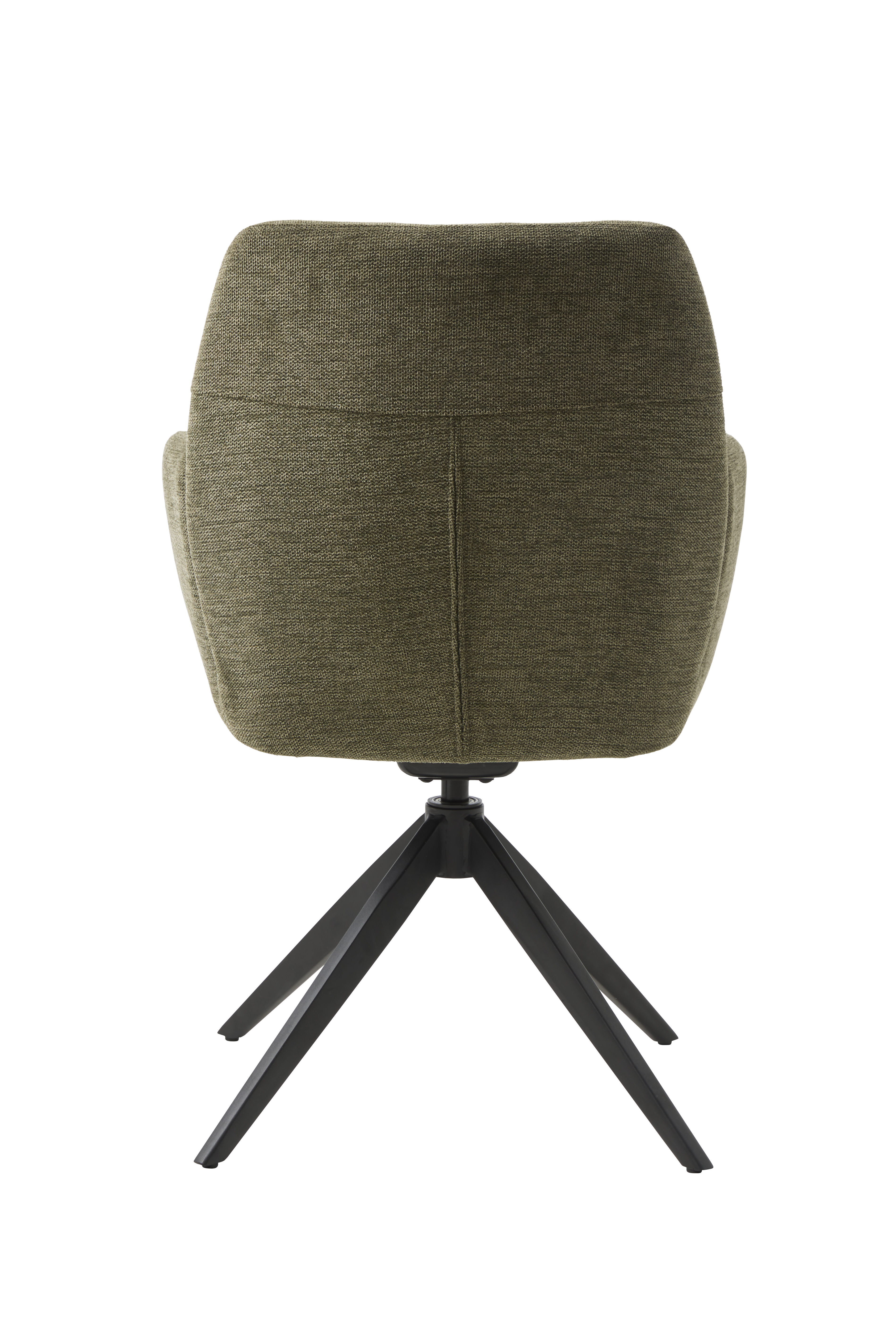 Armlehnstuhl, drehbar, Bouclé Olivgrün - Ulima