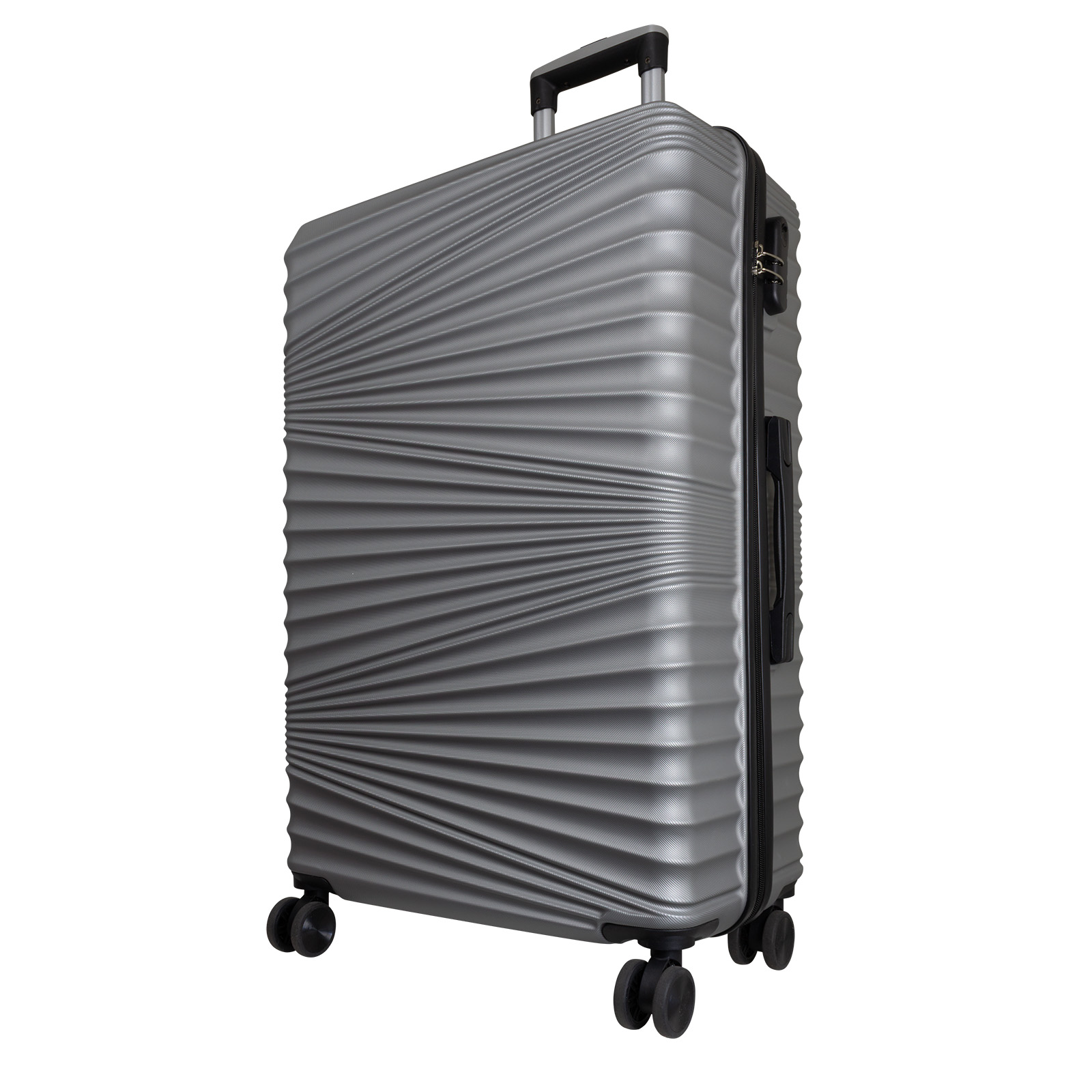 Kofferset Luxor, 3-Tlg. - silber