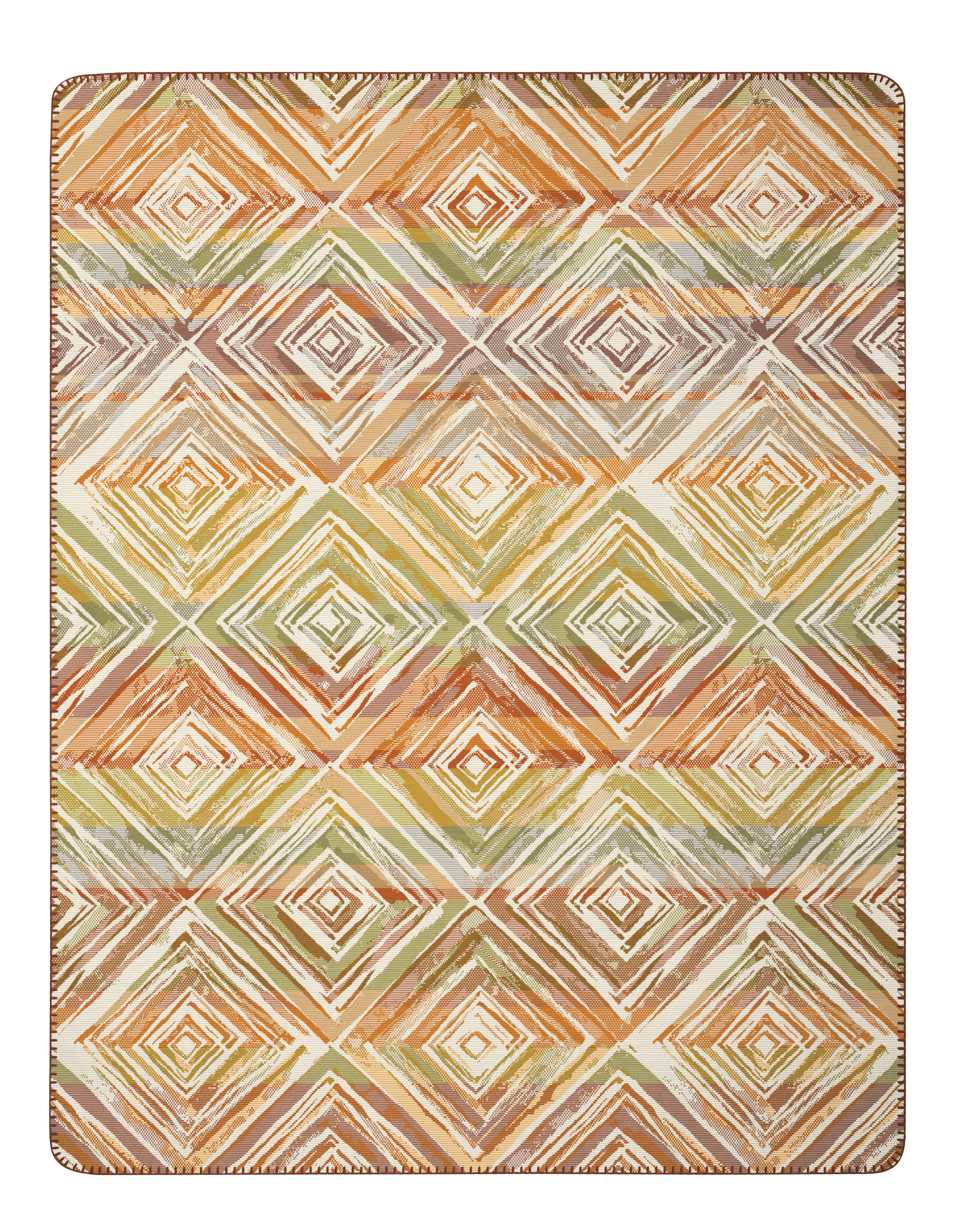 Wohndecke Sunset Diamonds - ca. 150 x 200cm