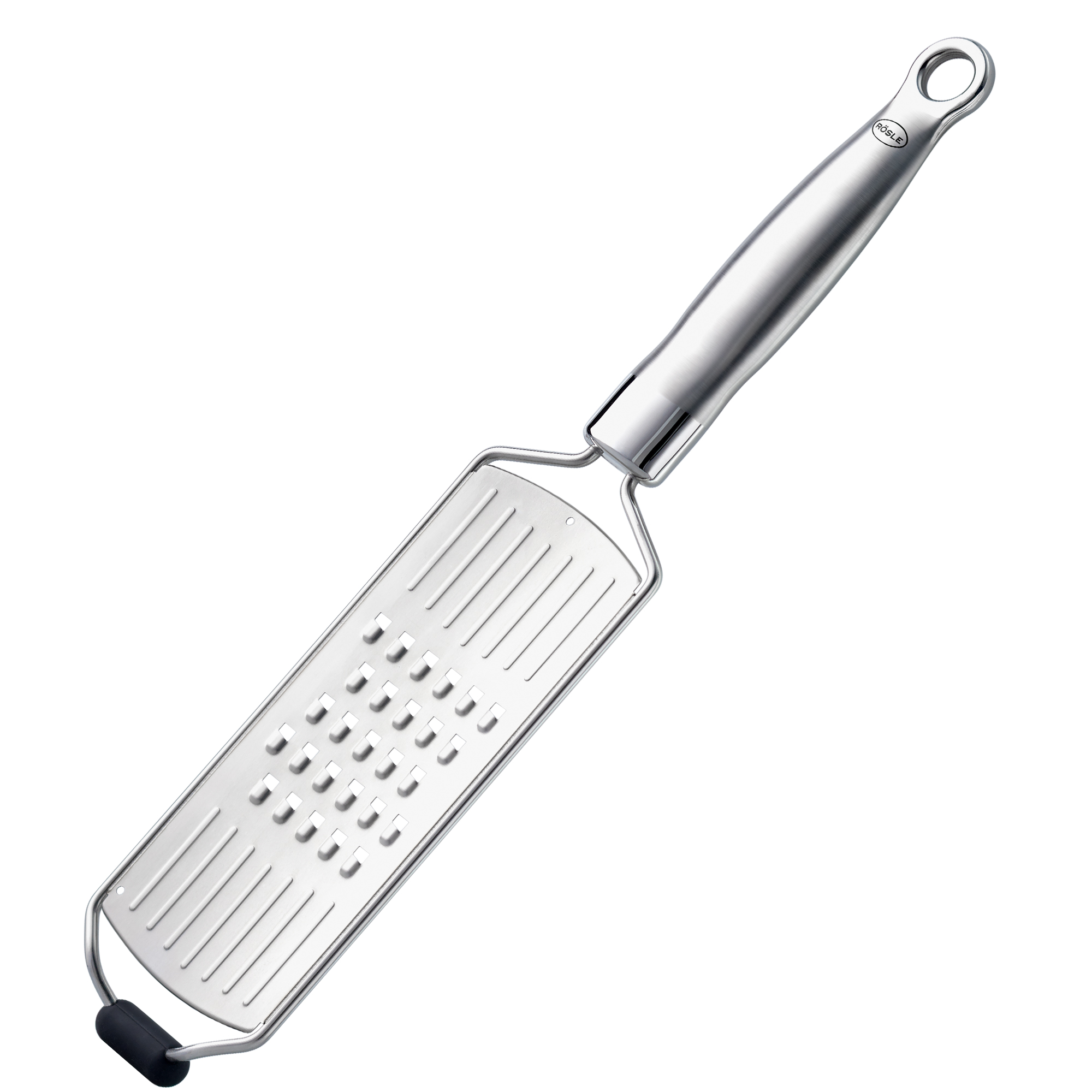 RÖSLE, Mittelreibe Griff Edelstahl - und Silikon