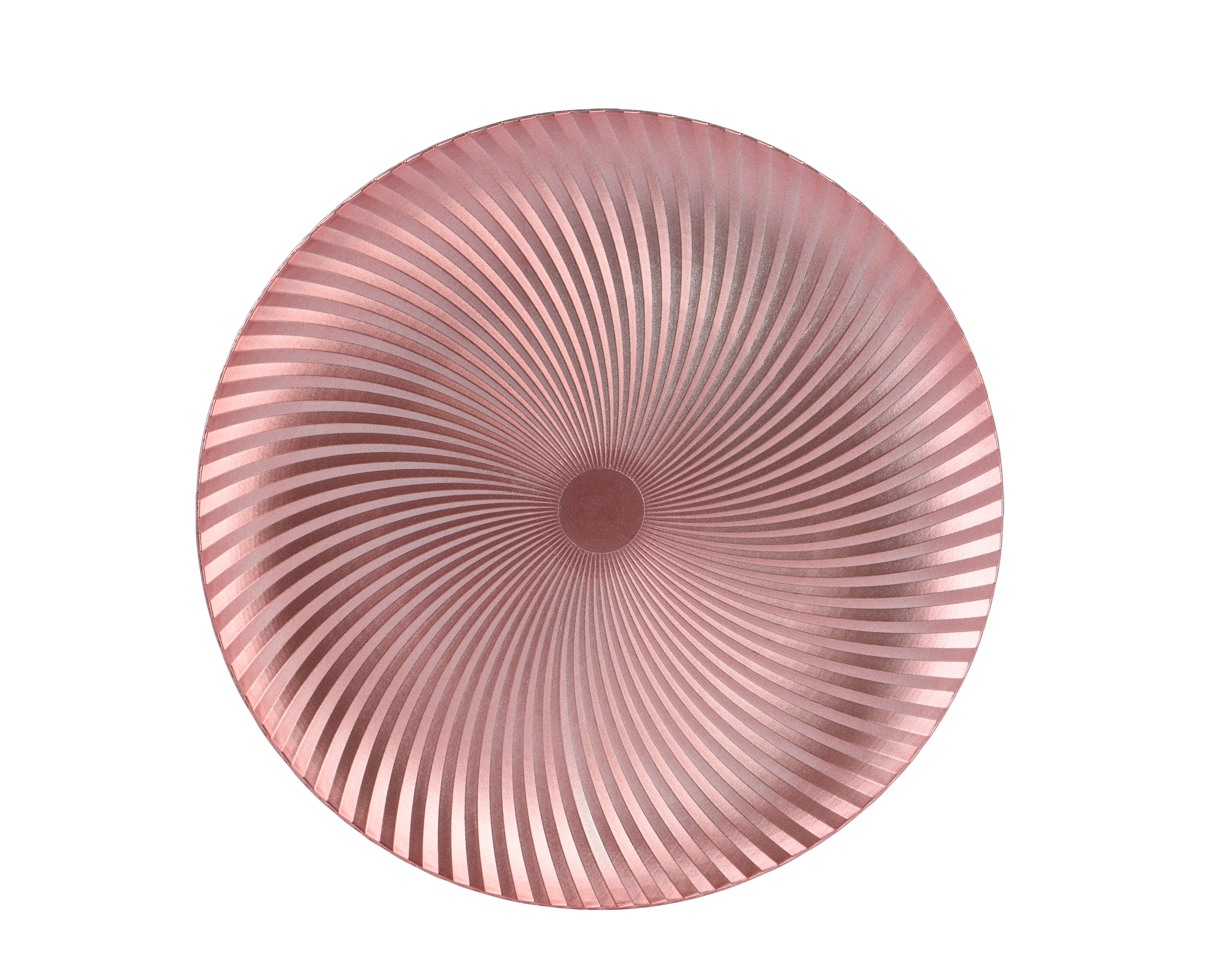 Dekoteller - rosa, PP, Ø33-H1.5cm