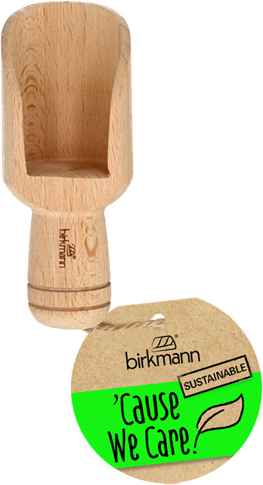 Holzschaufel - 10 x 4 cm, aus Buchenholz