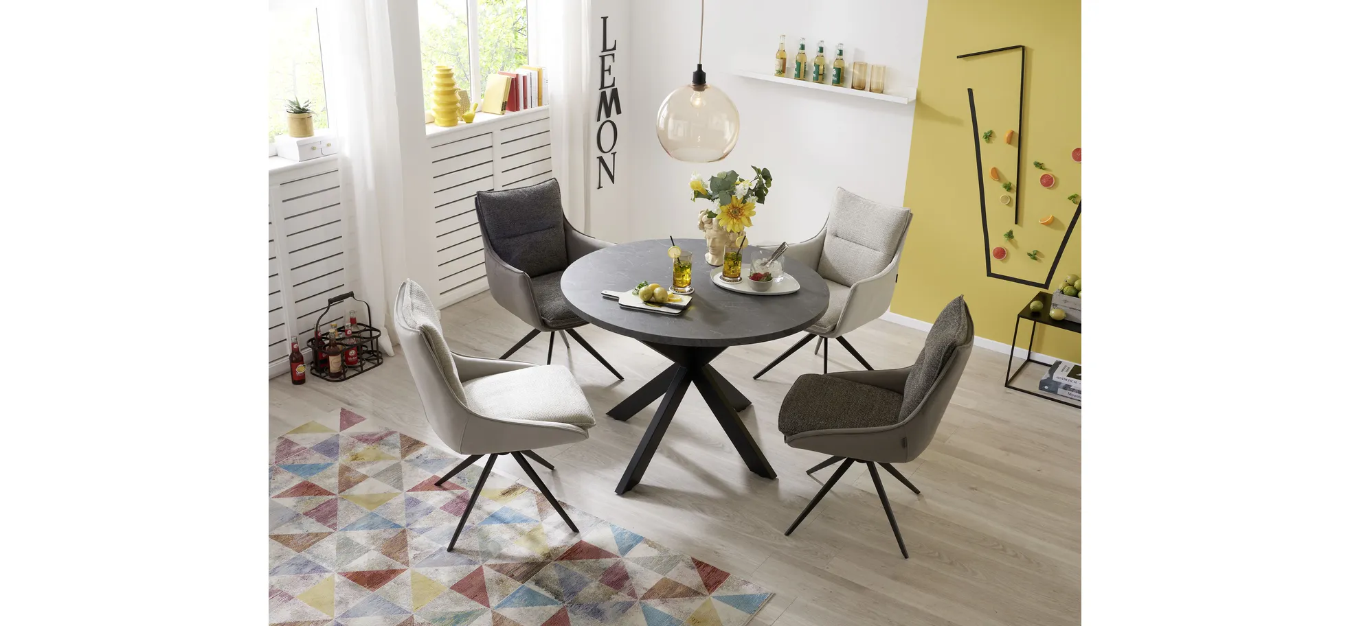 Stuhl, drehbar 360° autoreturn - Mandy