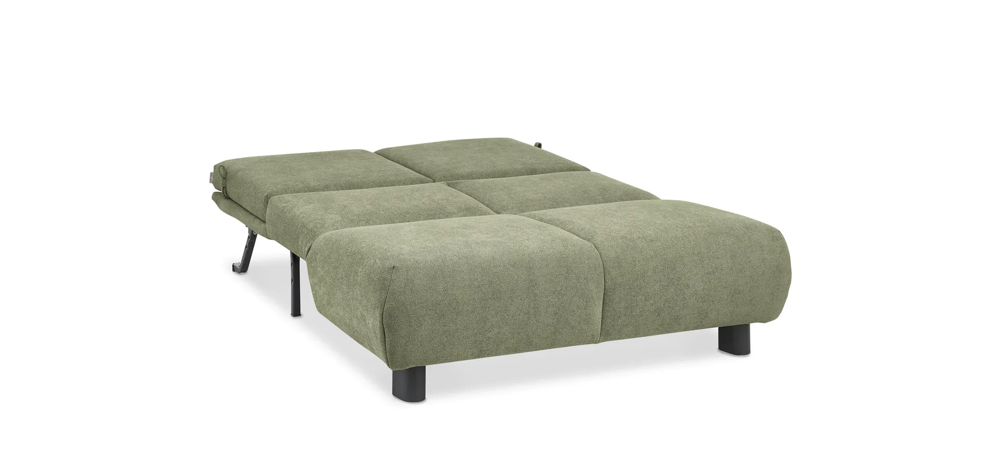 Faltsofa EBBY - 2-Sitzer ohne Armlehne, 140 cm inkl. Schlaffunktion/Relaxfunktion, Stoff, Grün Faltsofa EBBY - 2-Sitzer ohne Armlehne, 140 cm inkl. Schlaffunktion/Relaxfunktion, Stoff, Grün
