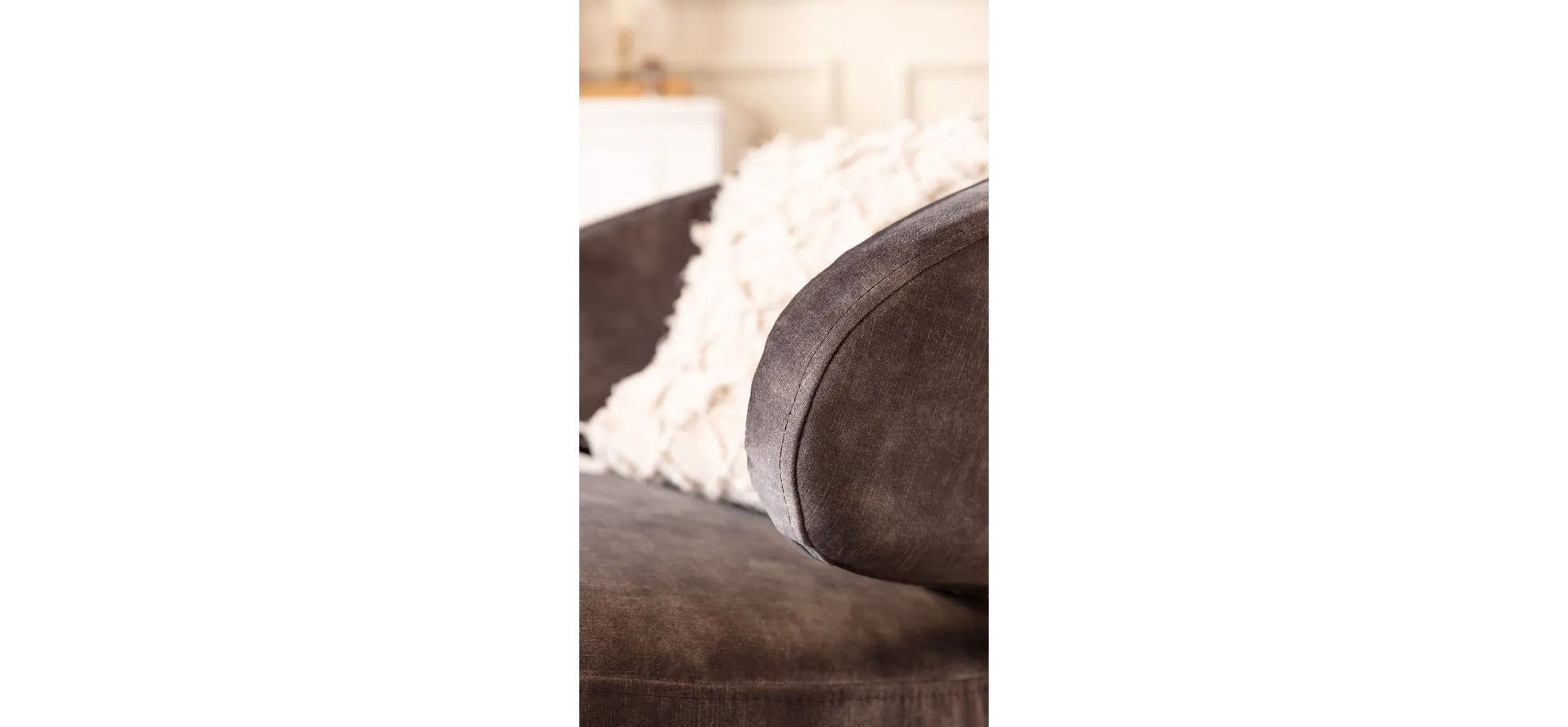 Loungesessel Fargo - Stoff, Dunkelgrau